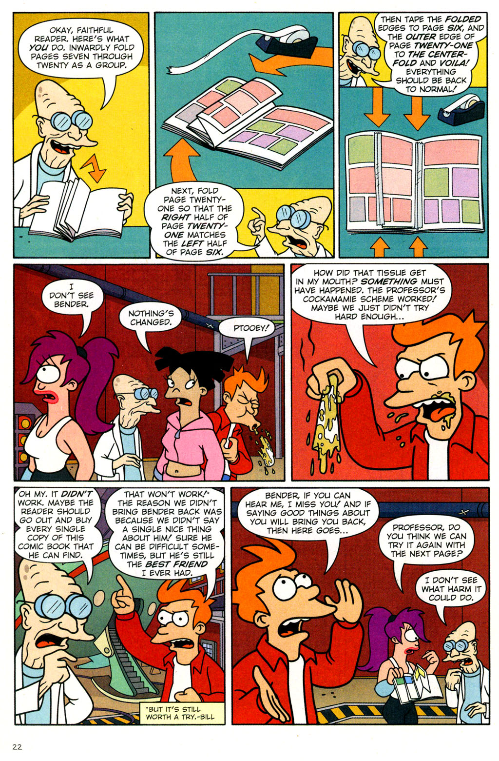 Read online Futurama Comics comic -  Issue #20 - 22