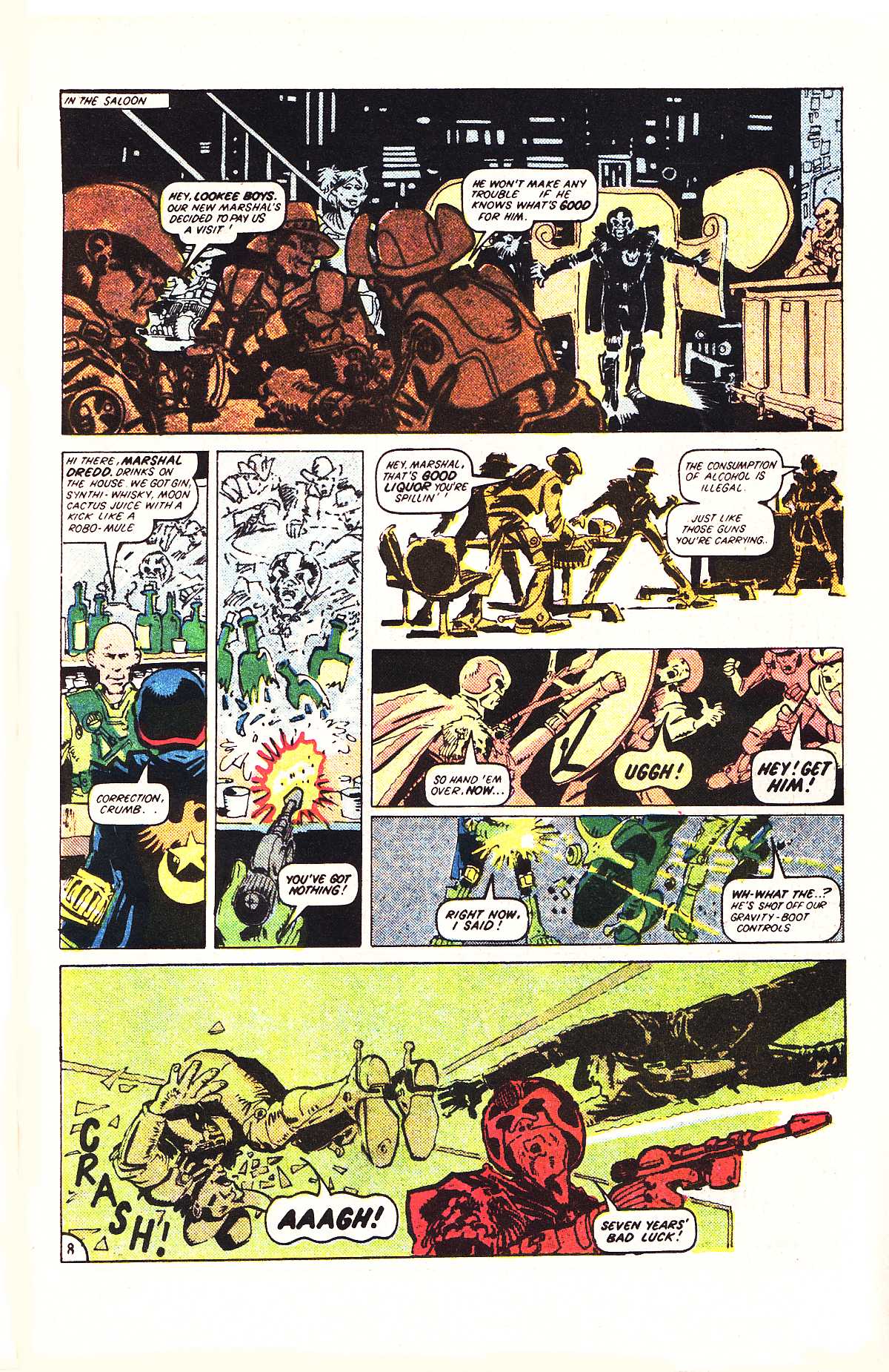 Read online Judge Dredd: The Early Cases comic -  Issue #5 - 11