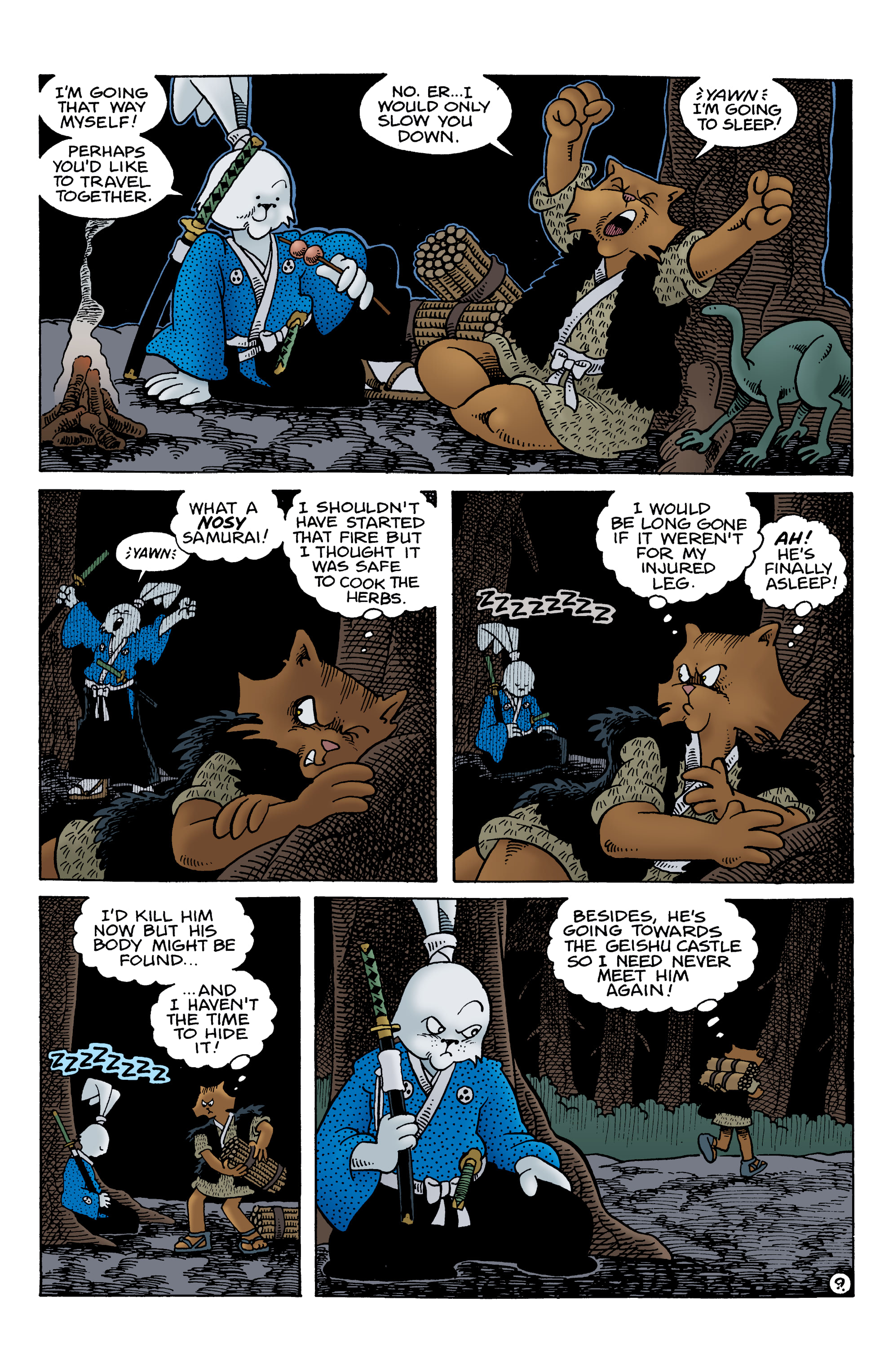 Read online Usagi Yojimbo: Wanderer’s Road comic -  Issue #6 - 11