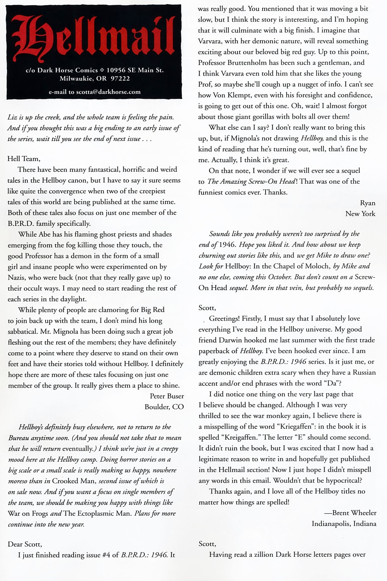 Read online B.P.R.D.: The Warning comic -  Issue #2 - 25