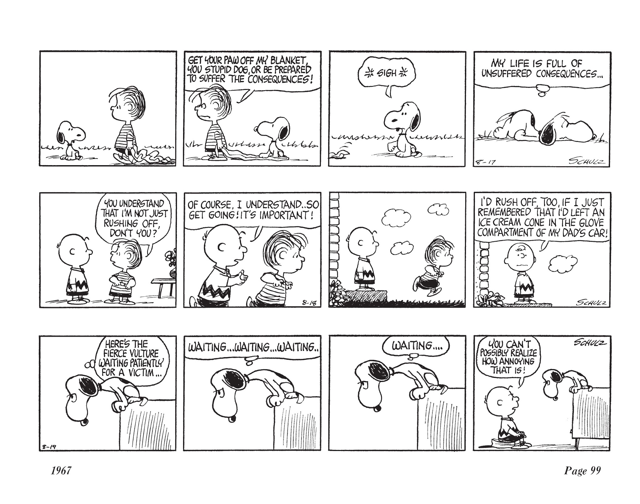 Read online The Complete Peanuts comic -  Issue # TPB 9 - 110
