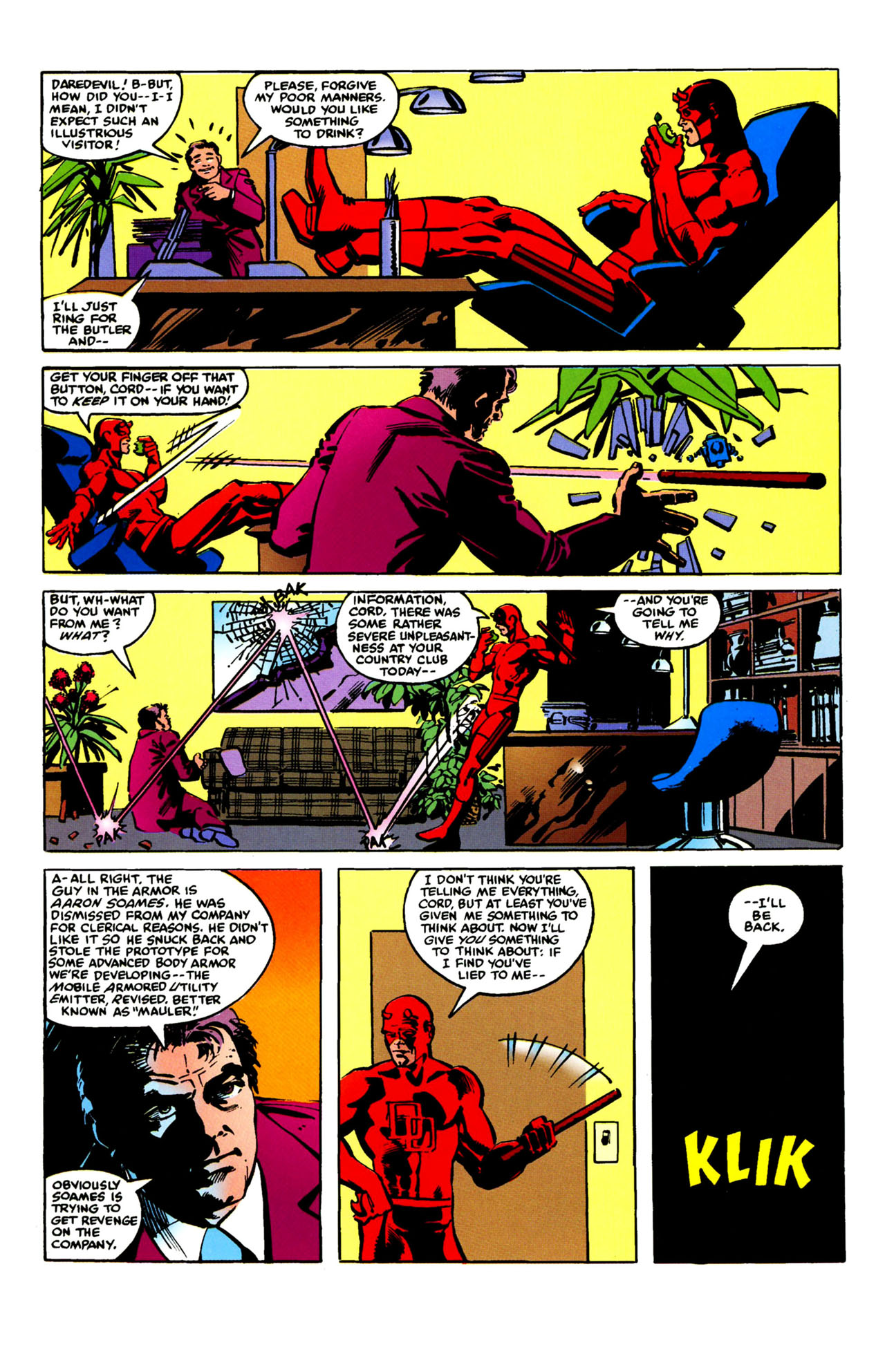 Read online Daredevil Visionaries: Frank Miller comic -  Issue # TPB 1 - 156