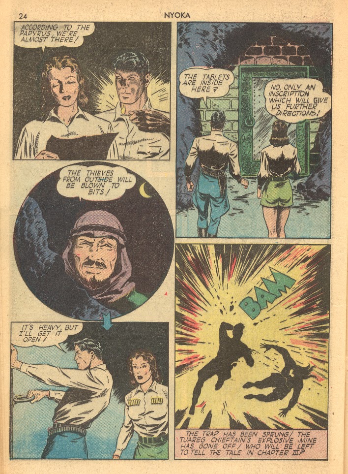 Read online Jungle Girl (1942) comic -  Issue #1 - 24