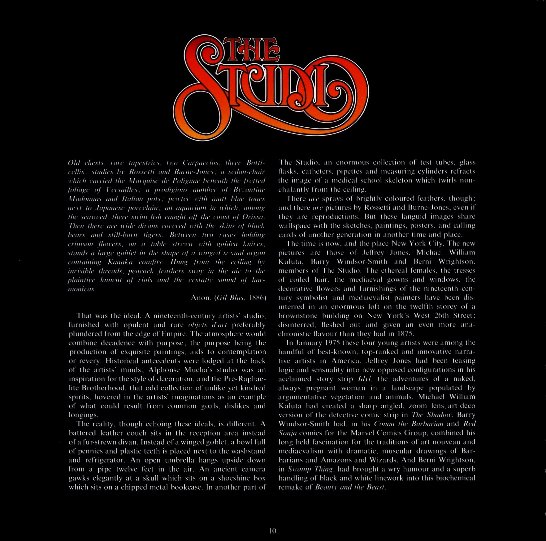 Read online The Studio comic -  Issue # TPB (Part 1) - 8