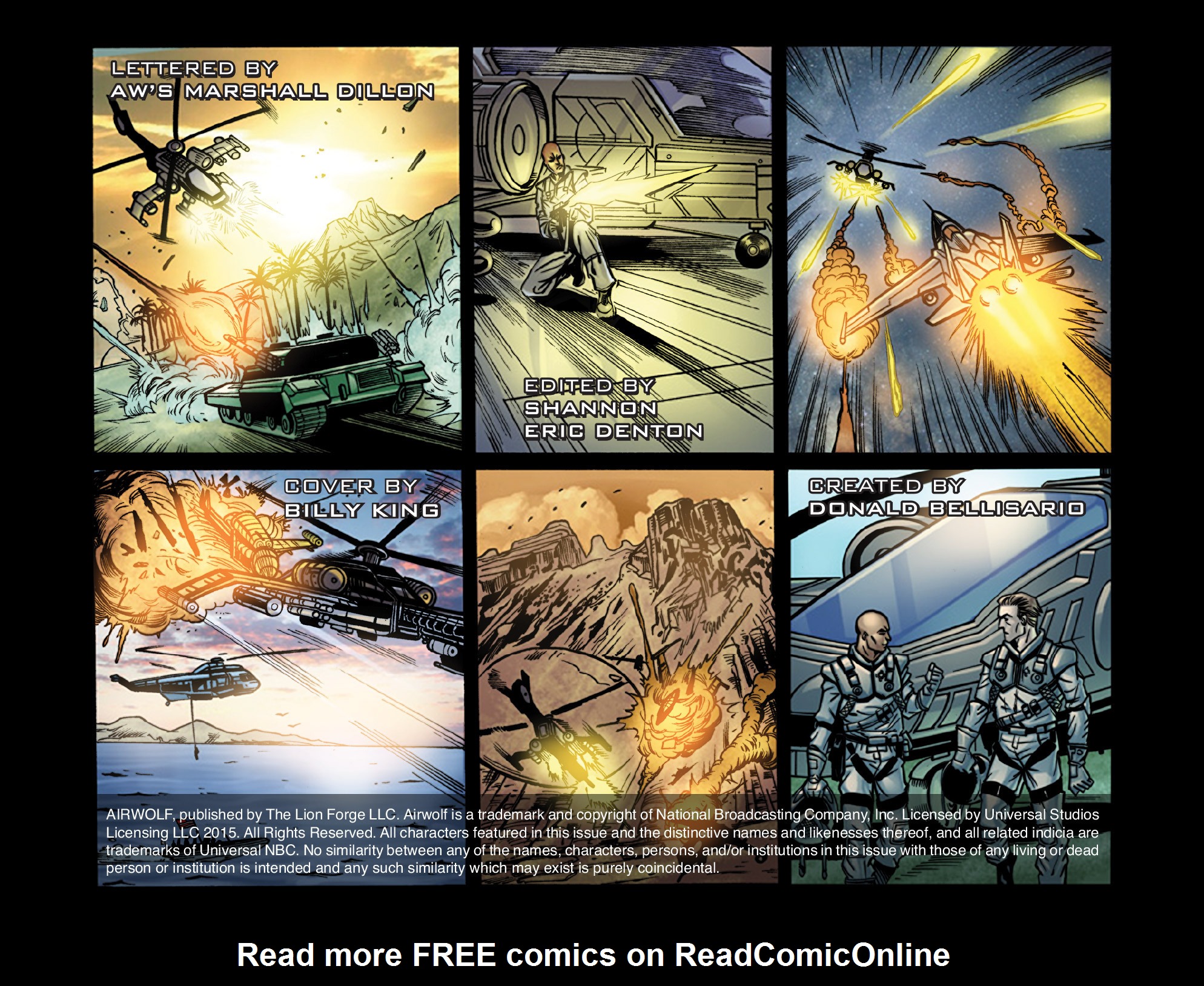 Read online Airwolf Airstrikes comic -  Issue #4 - 4