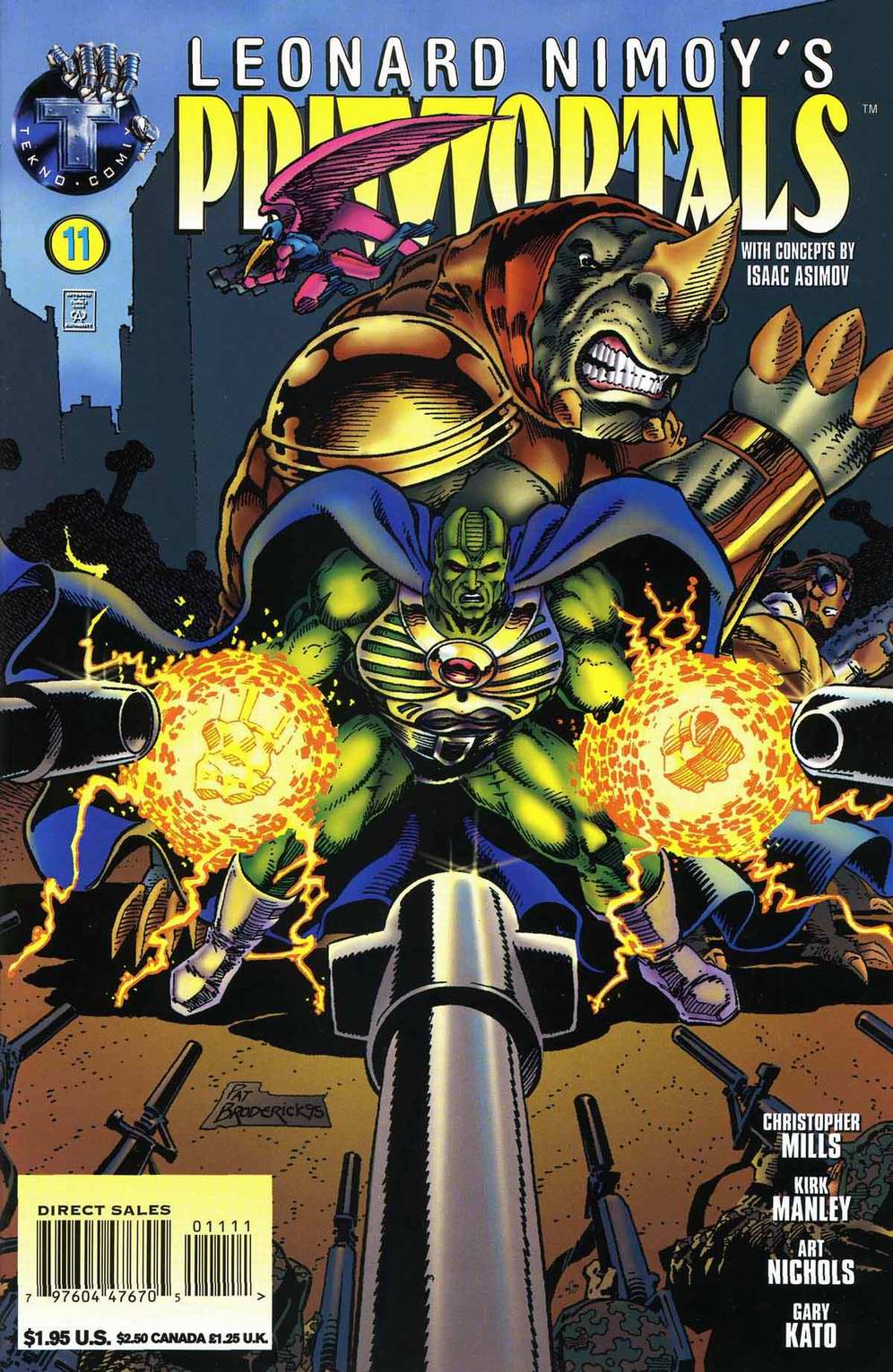 Read online Leonard Nimoy's Primortals (1995) comic -  Issue #11 - 1