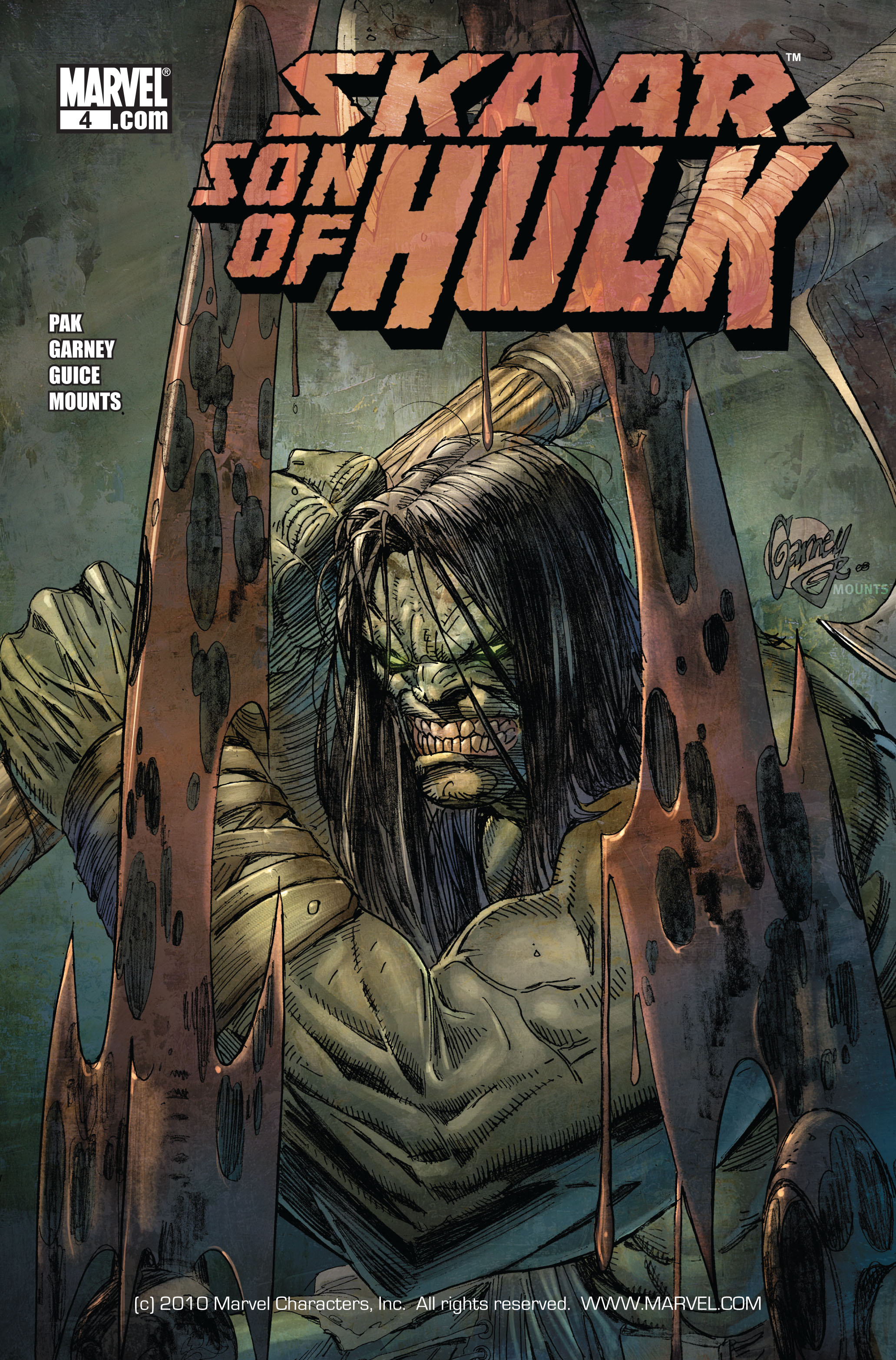 Read online Skaar: Son of Hulk comic -  Issue #4 - 1