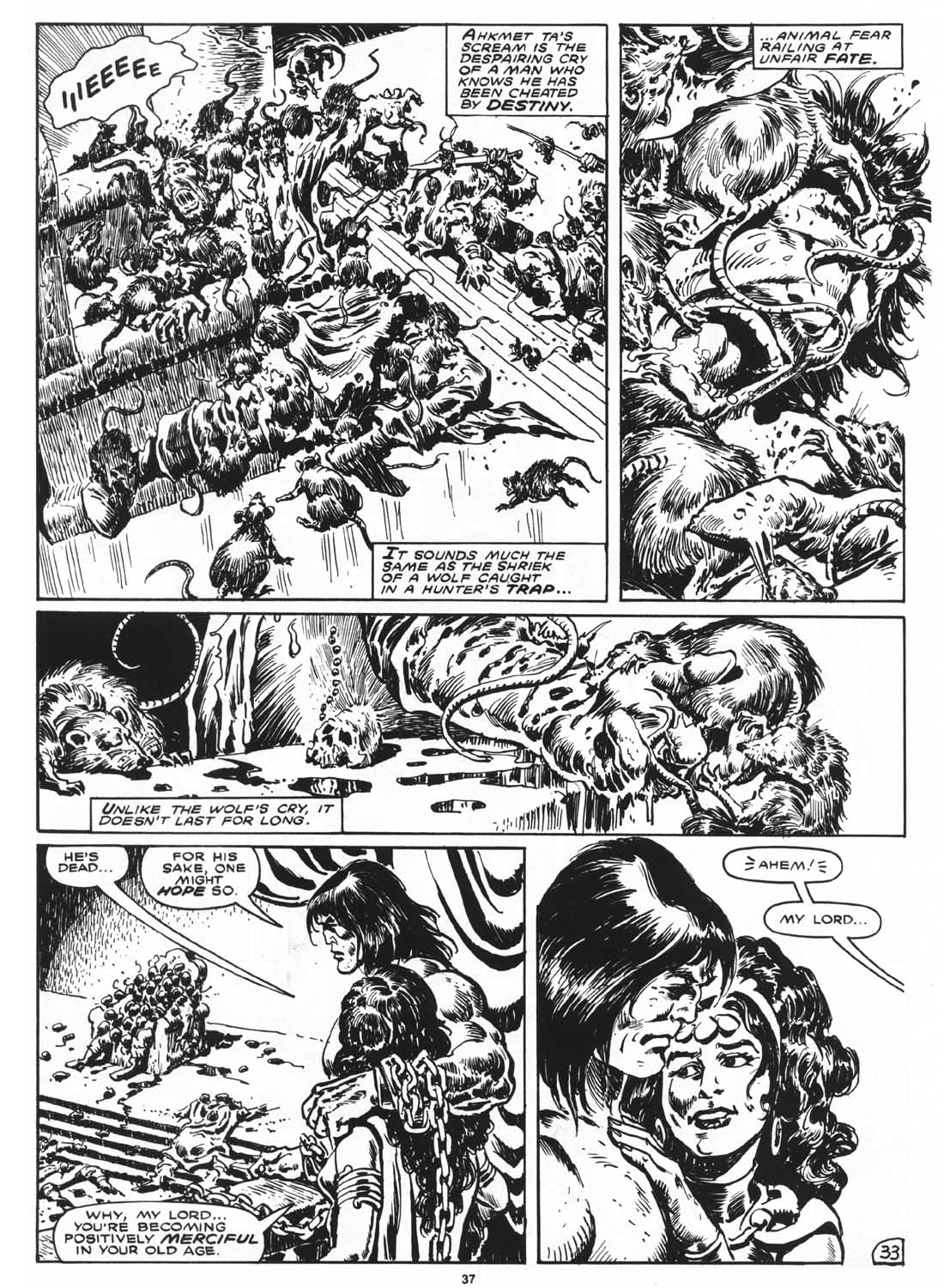 Read online The Savage Sword Of Conan comic -  Issue #169 - 39