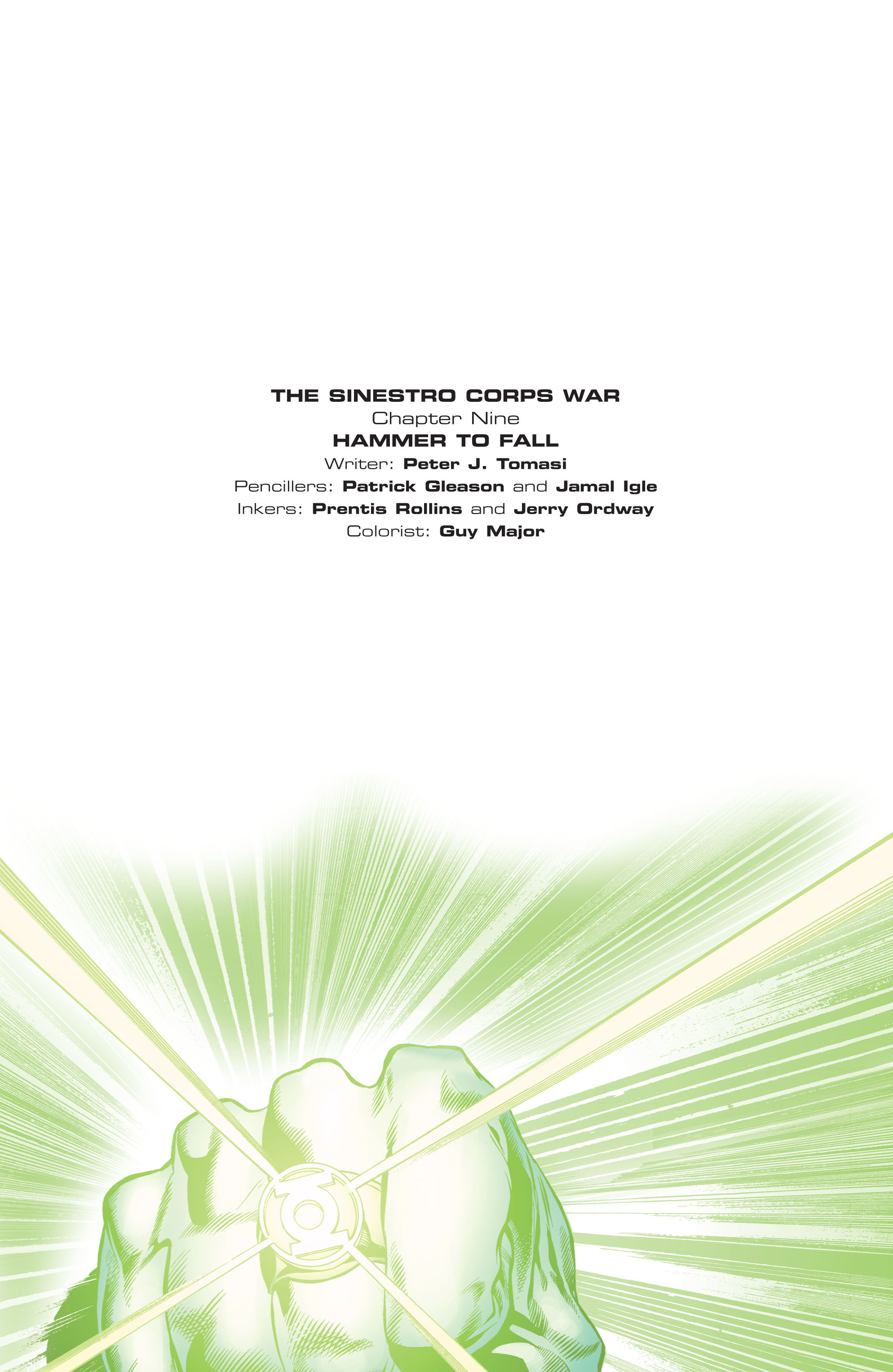 Read online Green Lantern: The Sinestro Corps War comic -  Issue # Full - 221