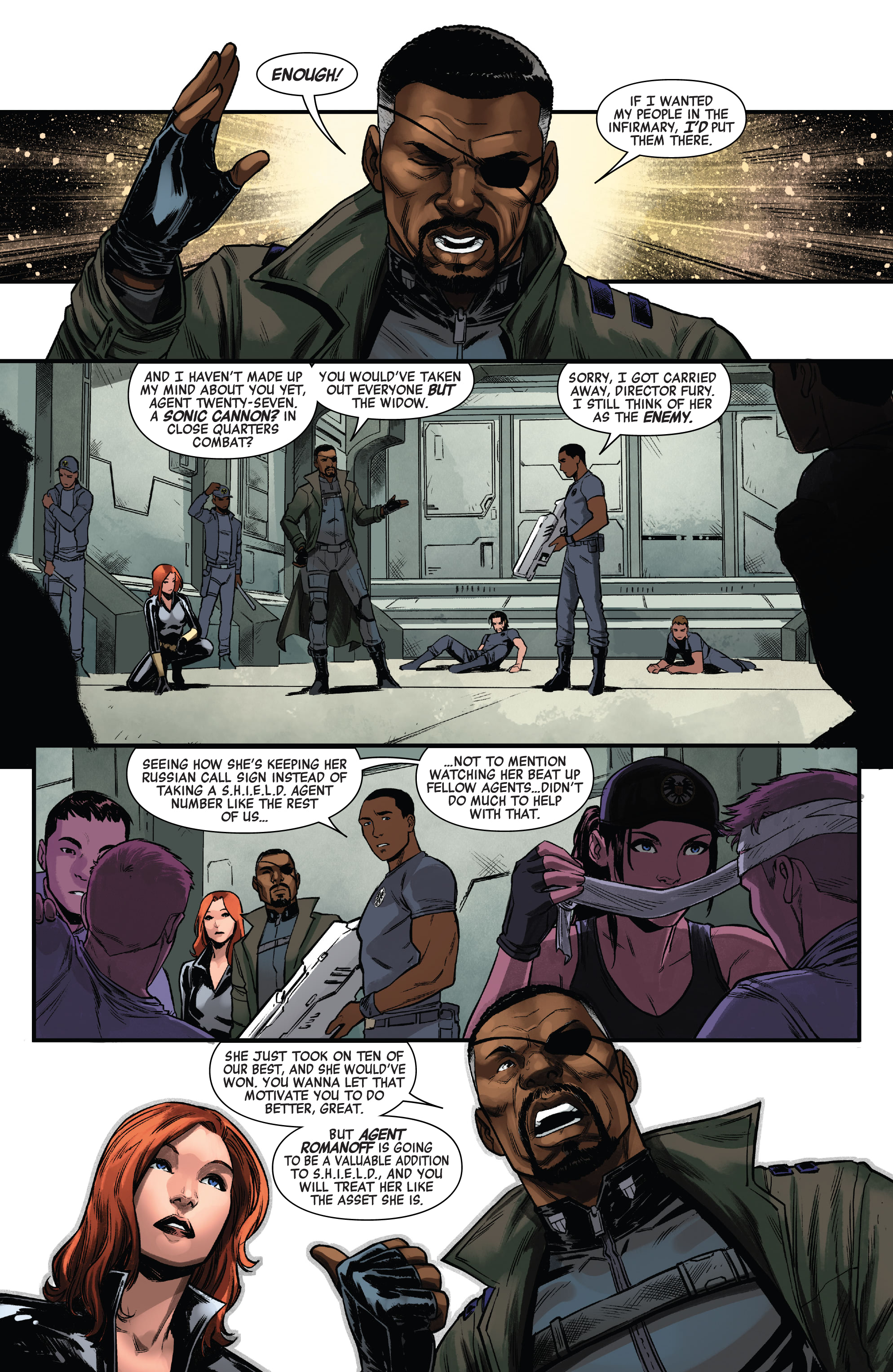 Read online Marvel's Avengers comic -  Issue # Black Widow - 4