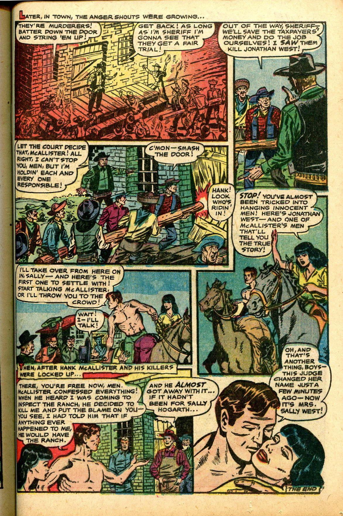 Read online Cowgirl Romances (1950) comic -  Issue #7 - 25