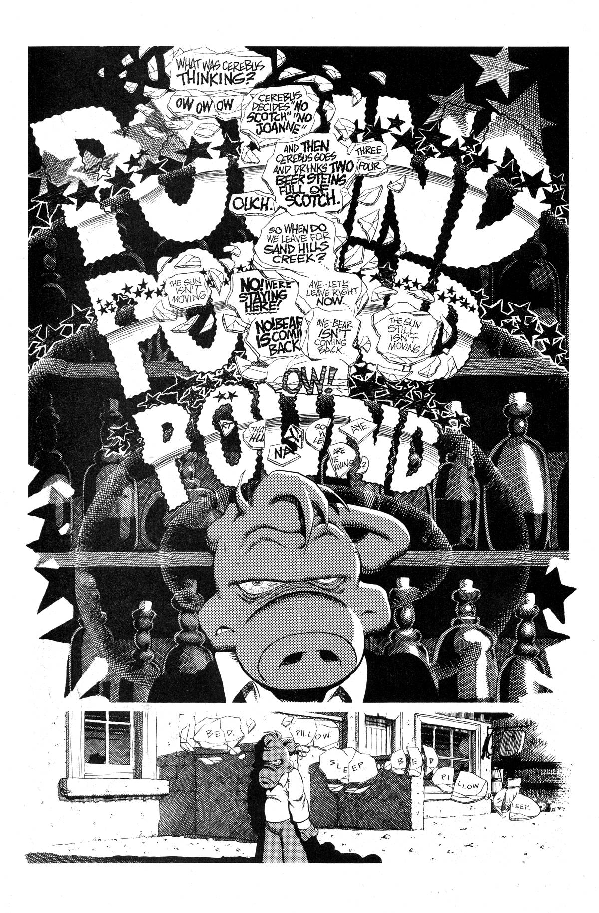 Read online Cerebus comic -  Issue #216 - 12