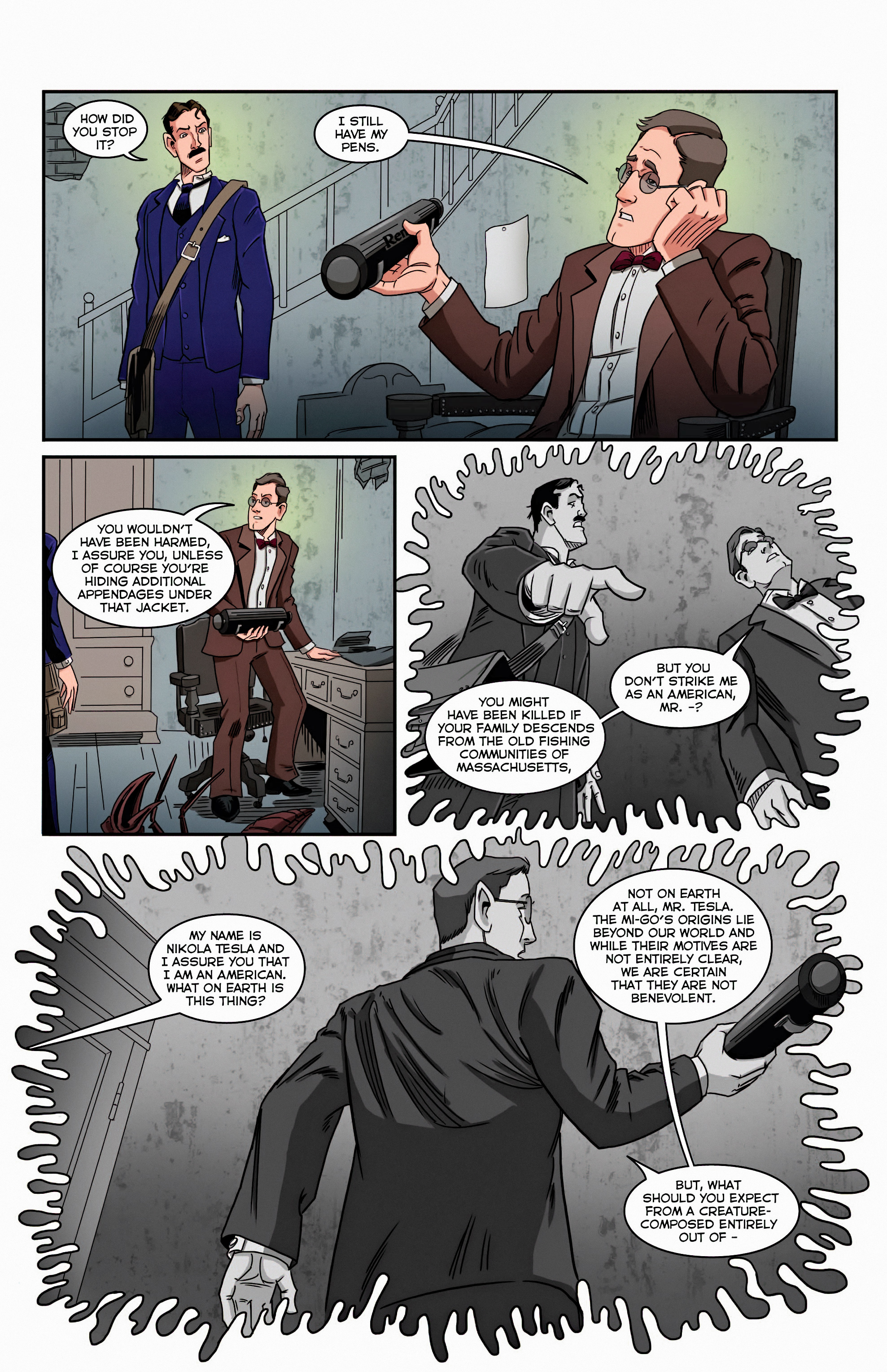Read online Herald: Lovecraft and Tesla comic -  Issue #2 - 7