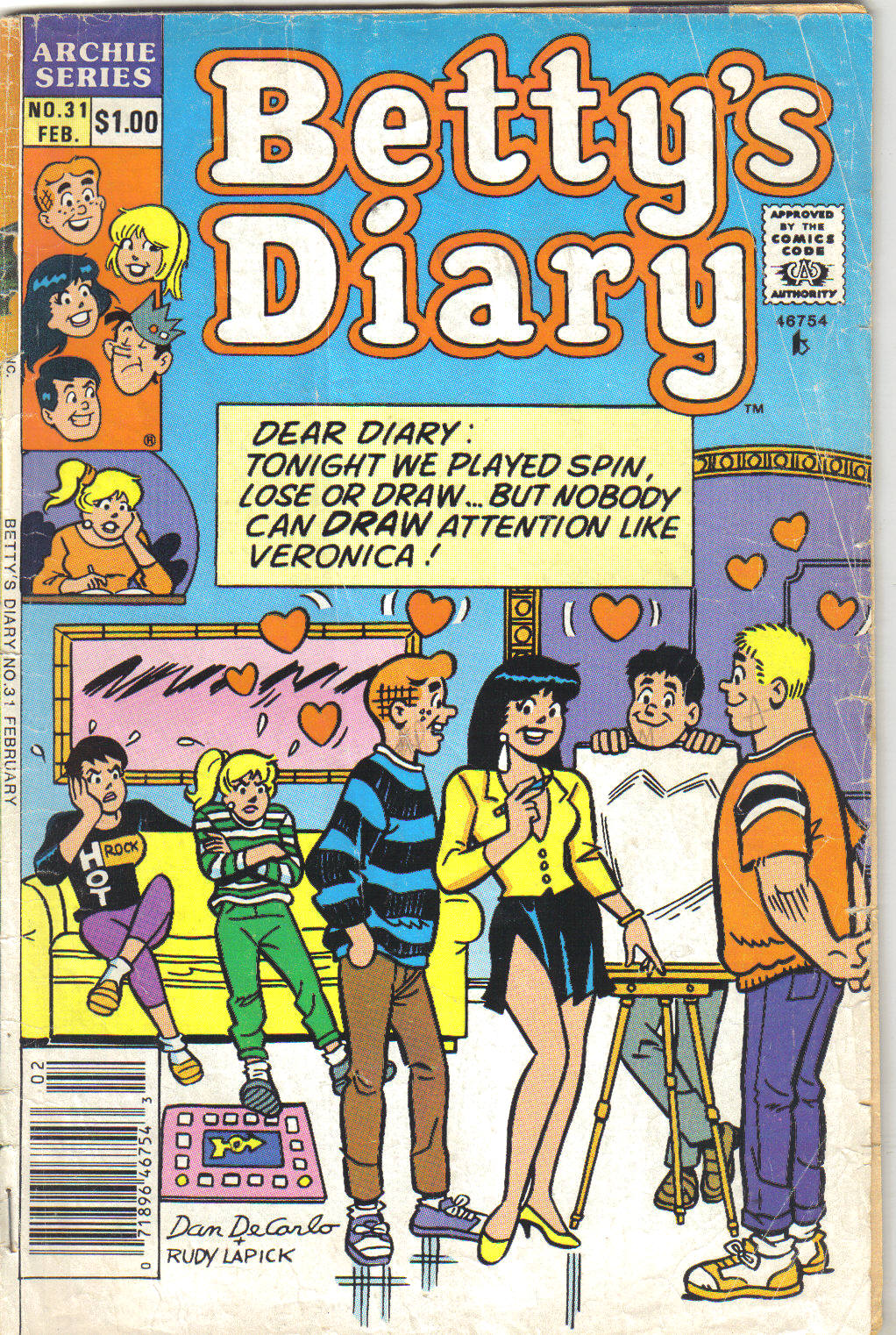 Read online Betty's Diary comic -  Issue #31 - 1