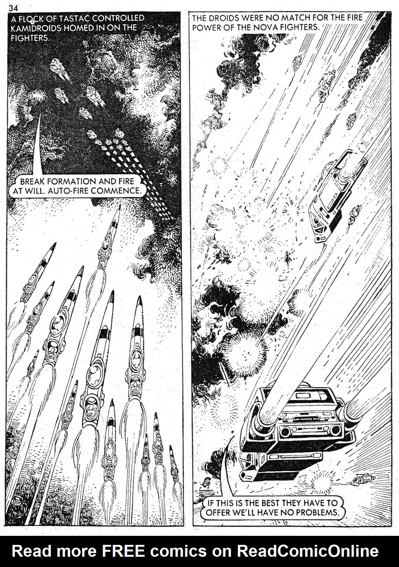Read online Starblazer comic -  Issue #132 - 34