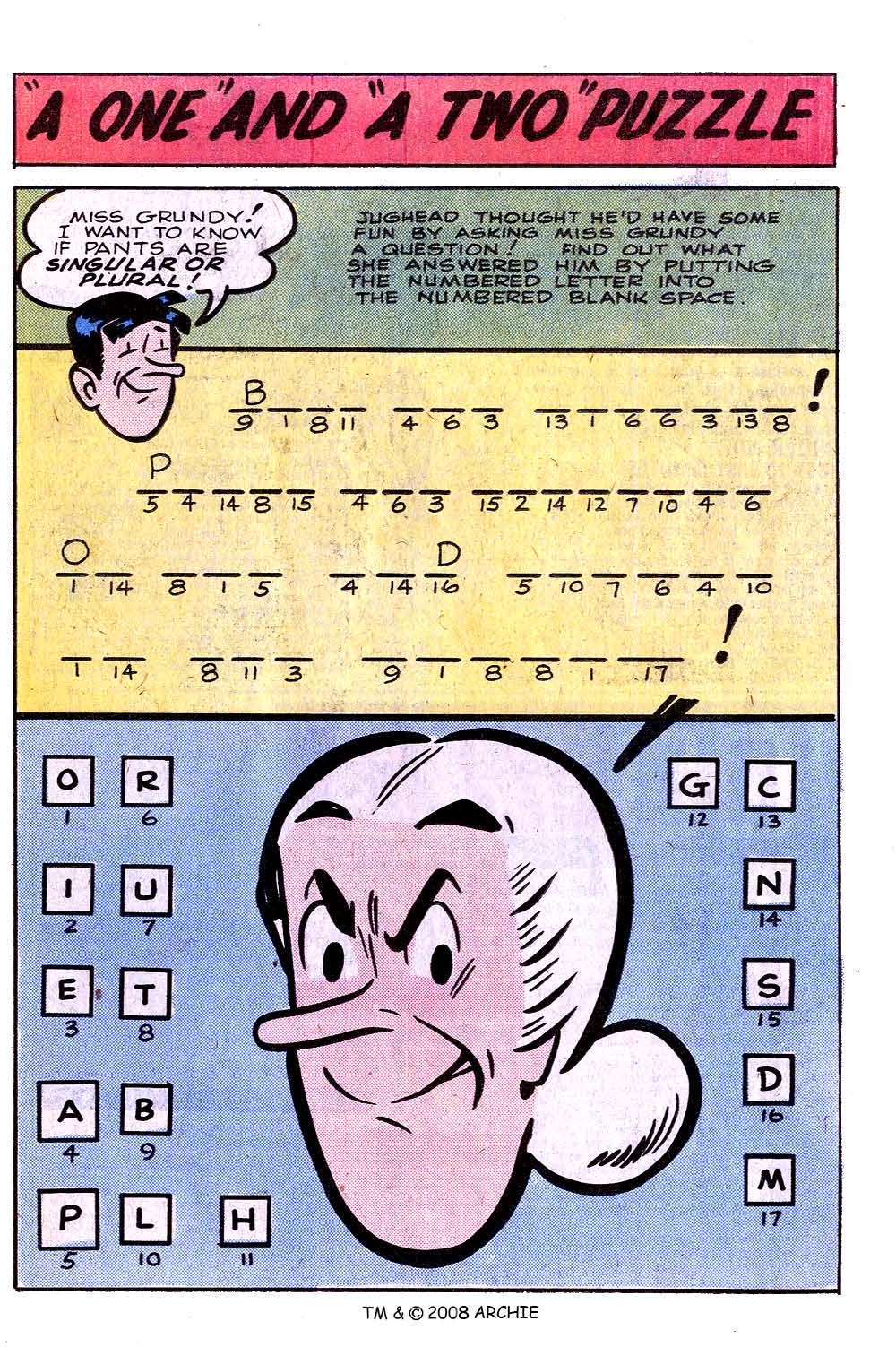 Read online Jughead (1965) comic -  Issue #282 - 11