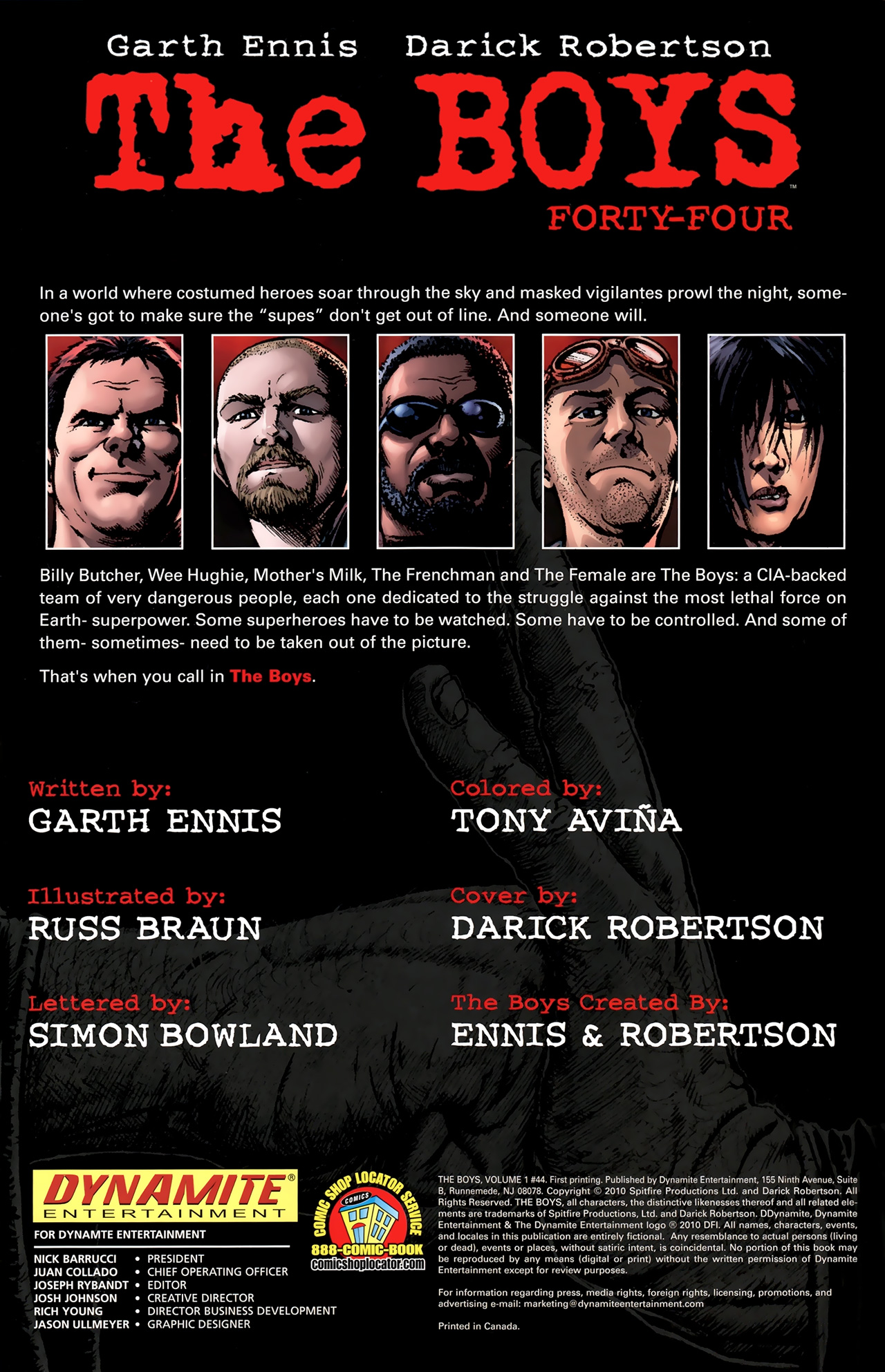 Read online The Boys comic -  Issue #44 - 2