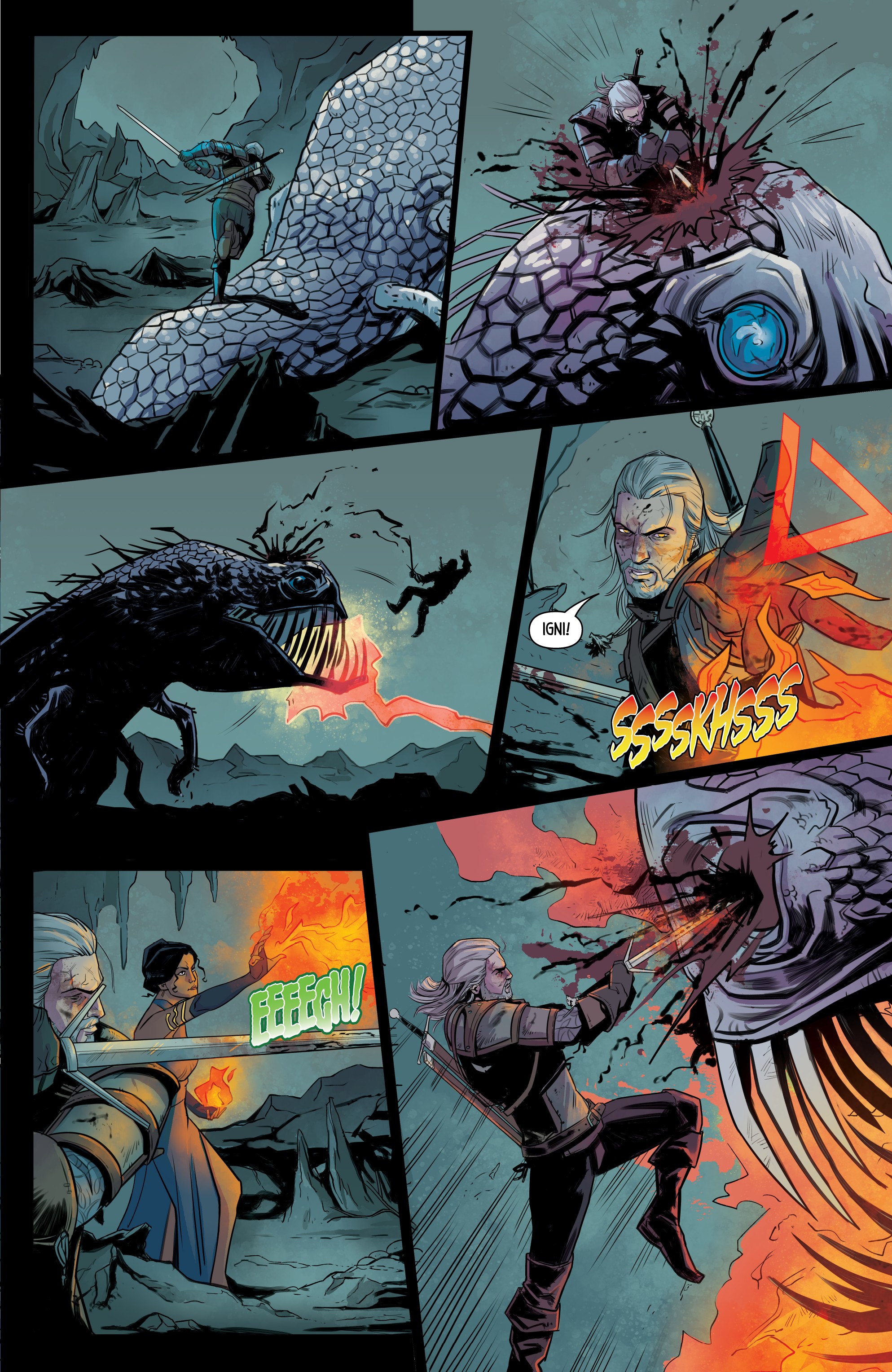 Read online The Witcher: Of Flesh and Flame comic -  Issue #3 - 13