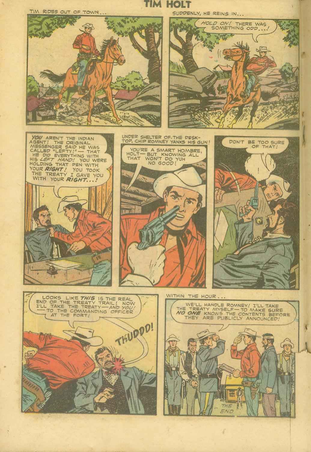 Read online Tim Holt comic -  Issue #33 - 18