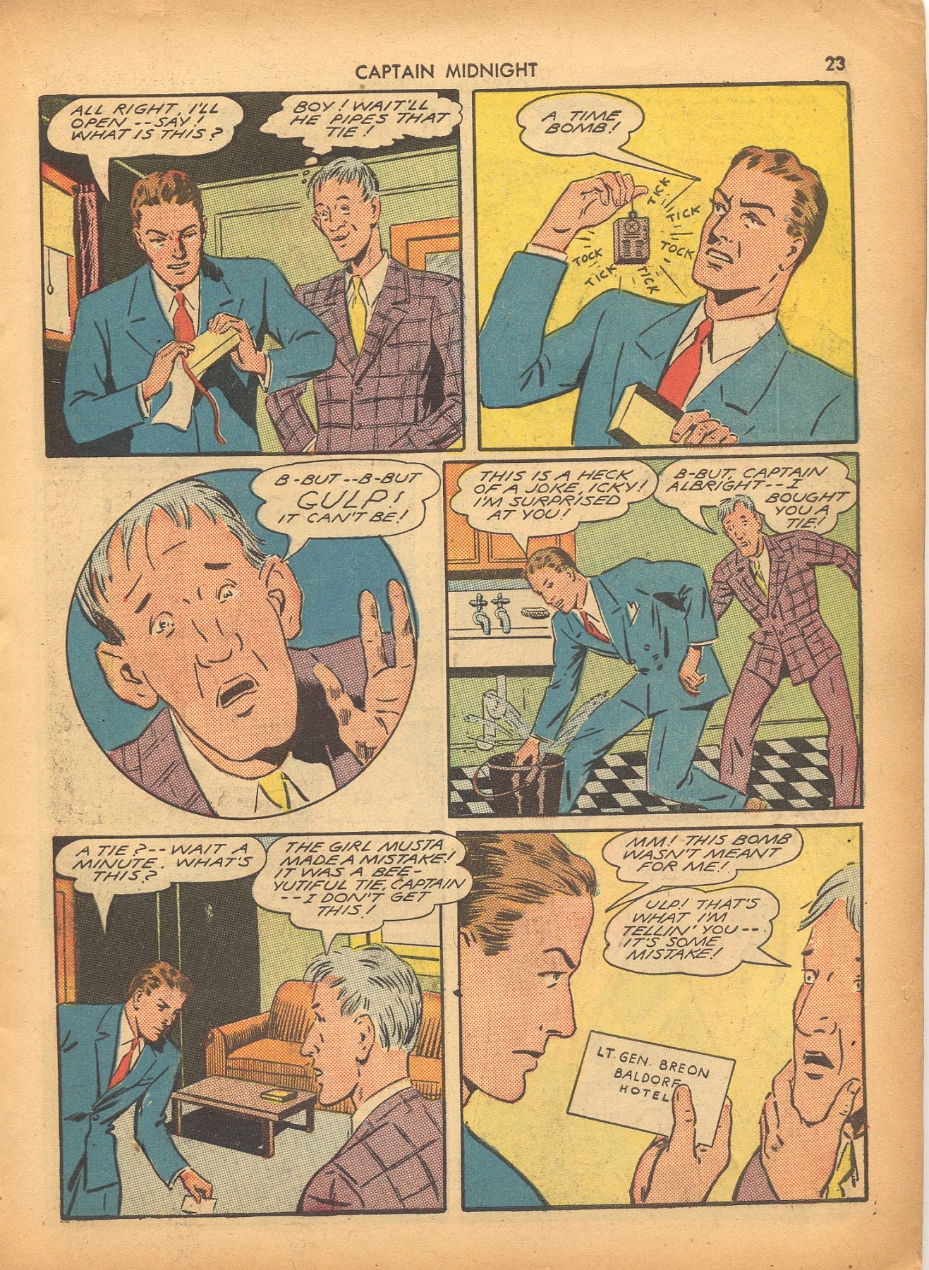 Read online Captain Midnight (1942) comic -  Issue #4 - 24