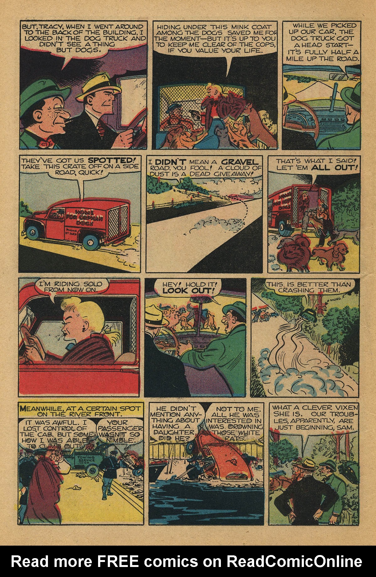 Read online Dick Tracy comic -  Issue #63 - 12