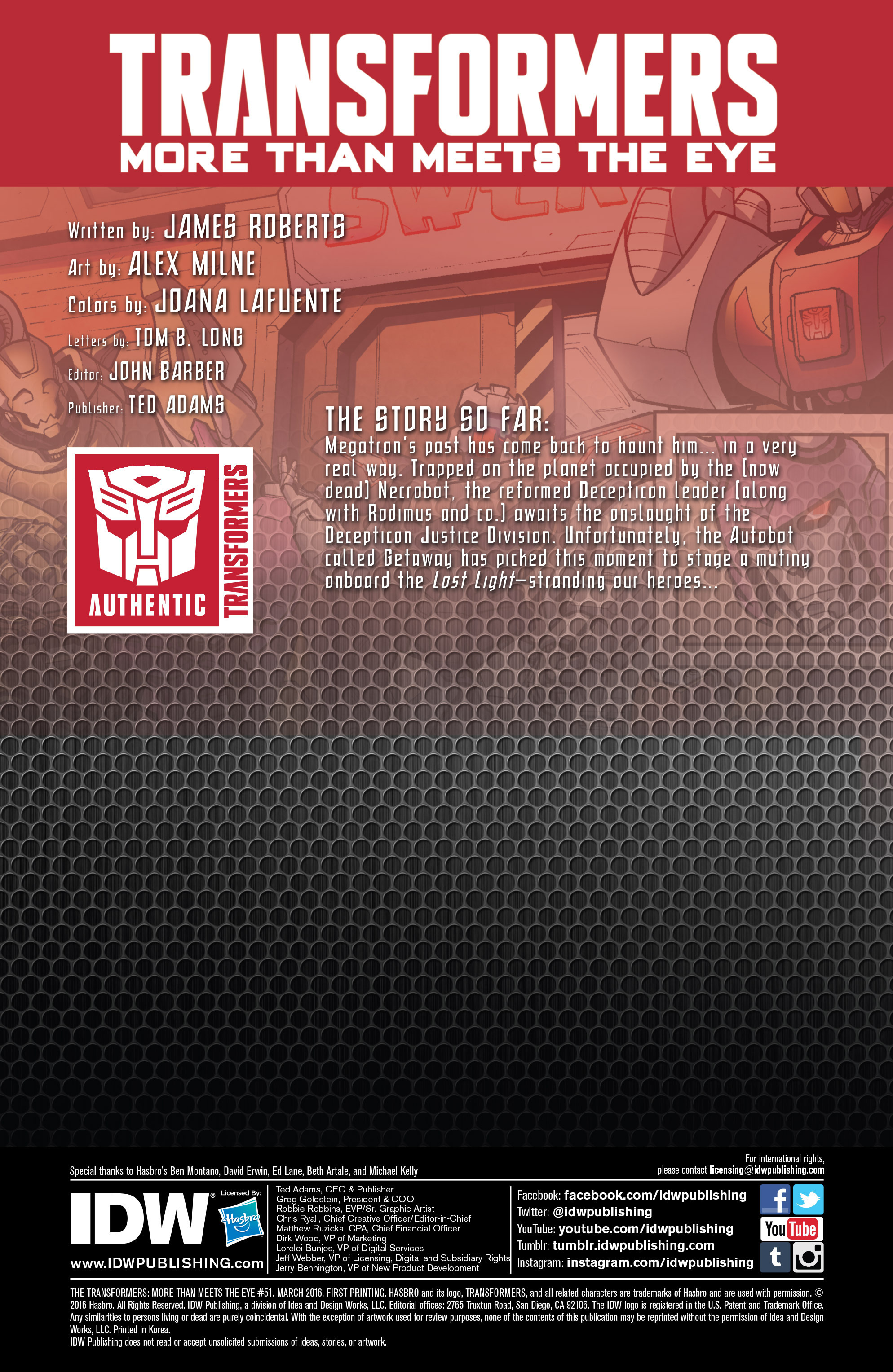 Read online The Transformers: More Than Meets The Eye comic -  Issue #51 - 2