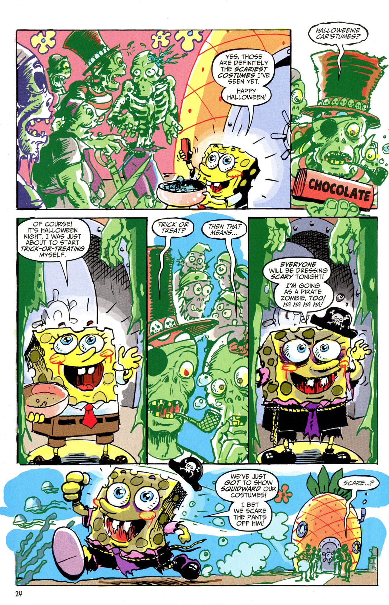 Read online SpongeBob Comics comic -  Issue #25 - 25