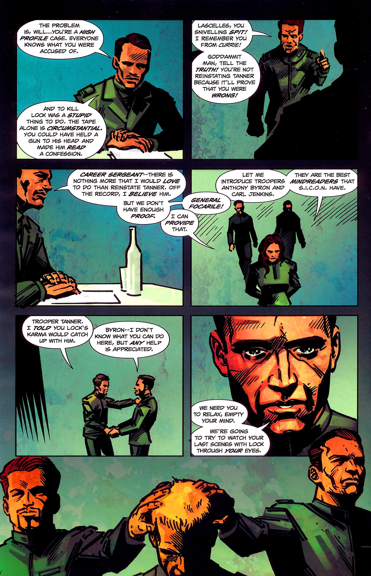 Read online Starship Troopers: Damaged Justice comic -  Issue #4 - 8