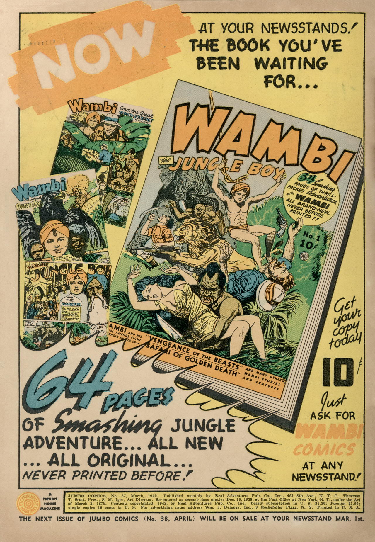 Read online Jumbo Comics comic -  Issue #37 - 2