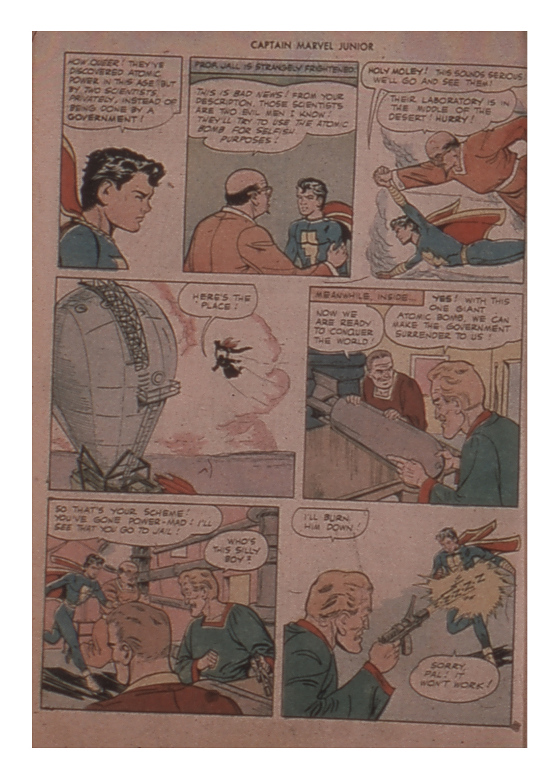 Read online Captain Marvel, Jr. comic -  Issue #56 - 10
