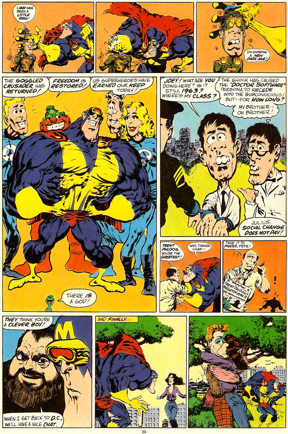 Read online Megaton Man comic -  Issue #1 - 32