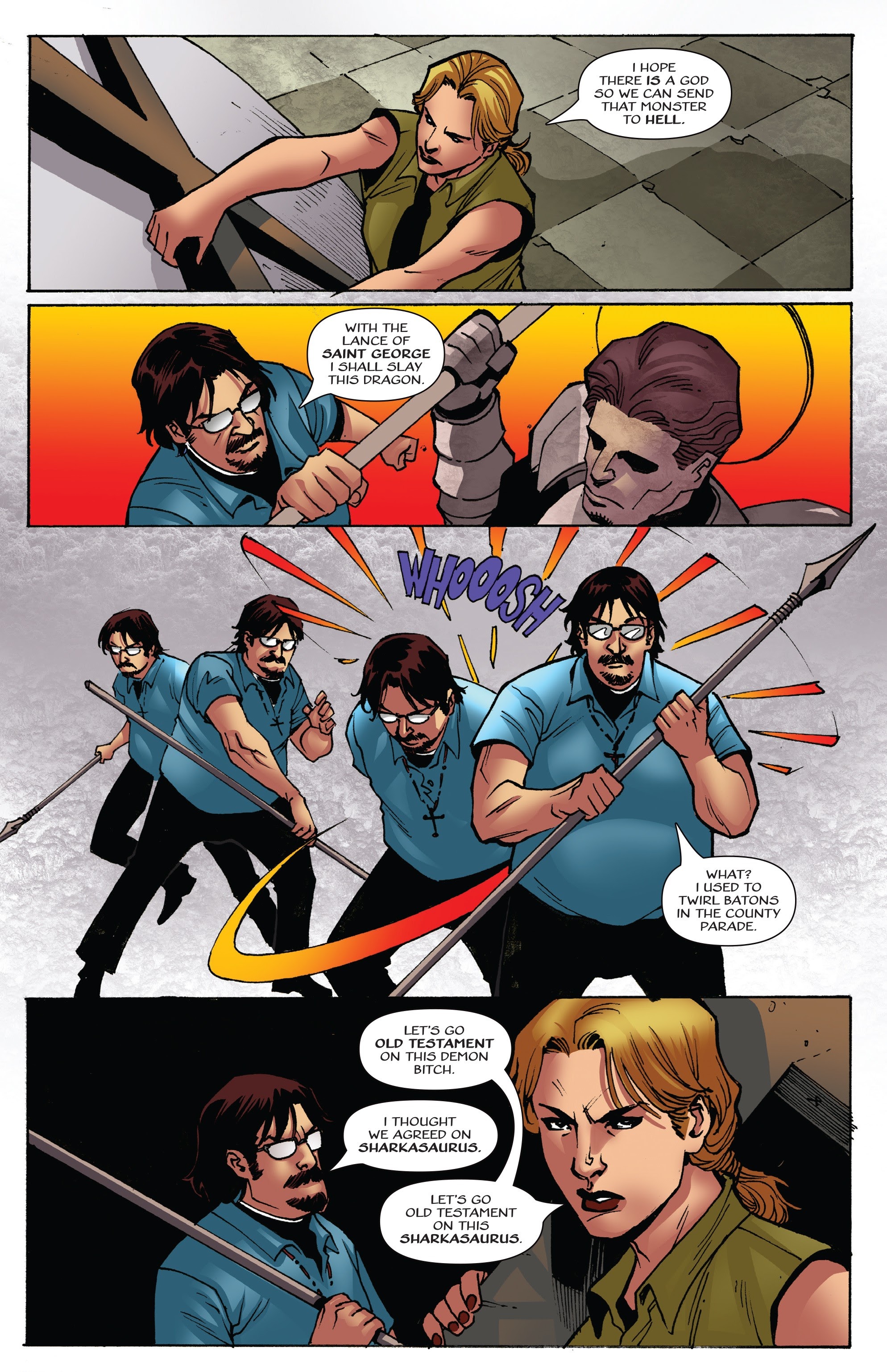 Read online Sharkasaurus comic -  Issue # TPB - 84