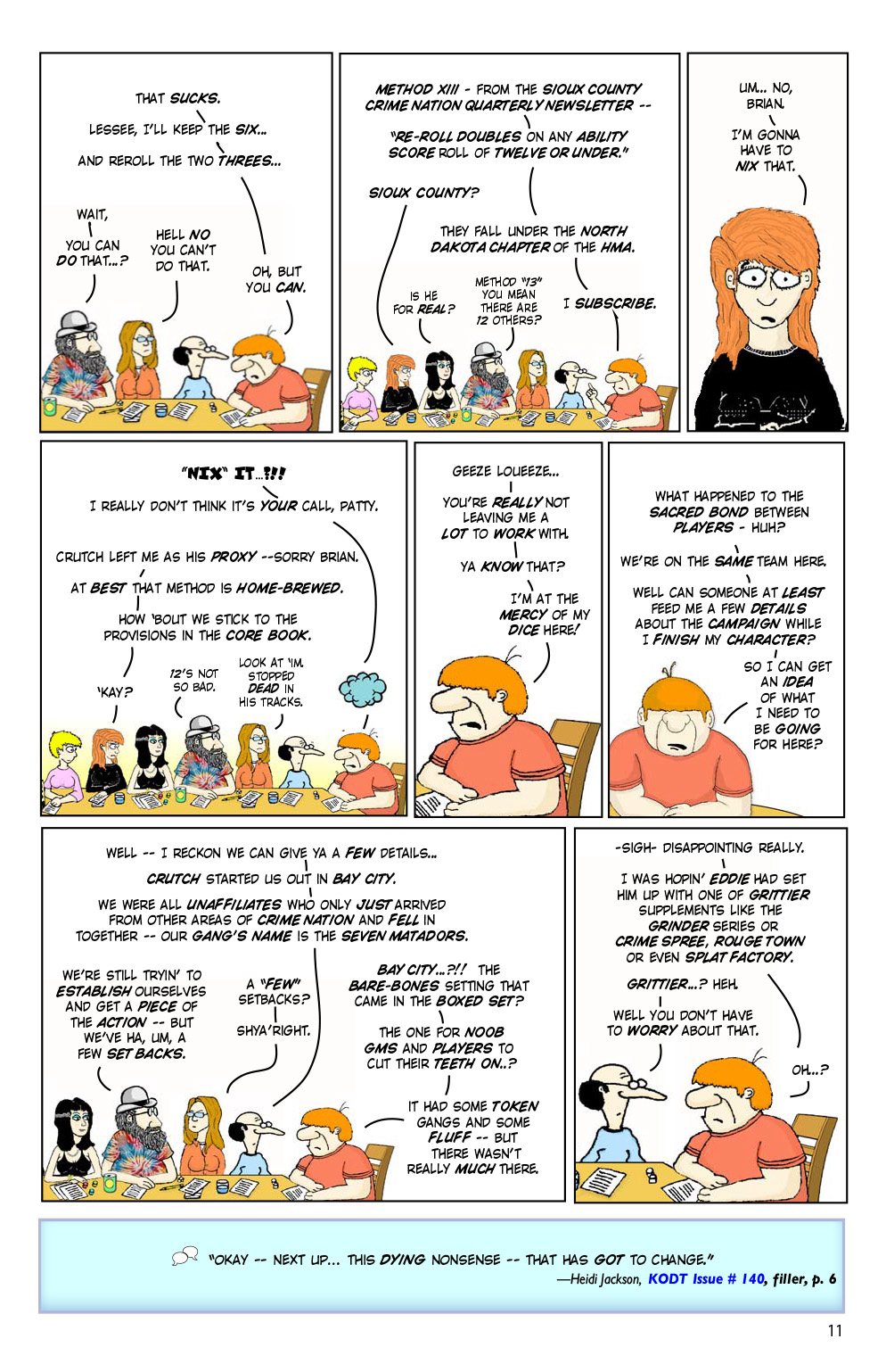 Read online Knights of the Dinner Table comic -  Issue #199 - 13