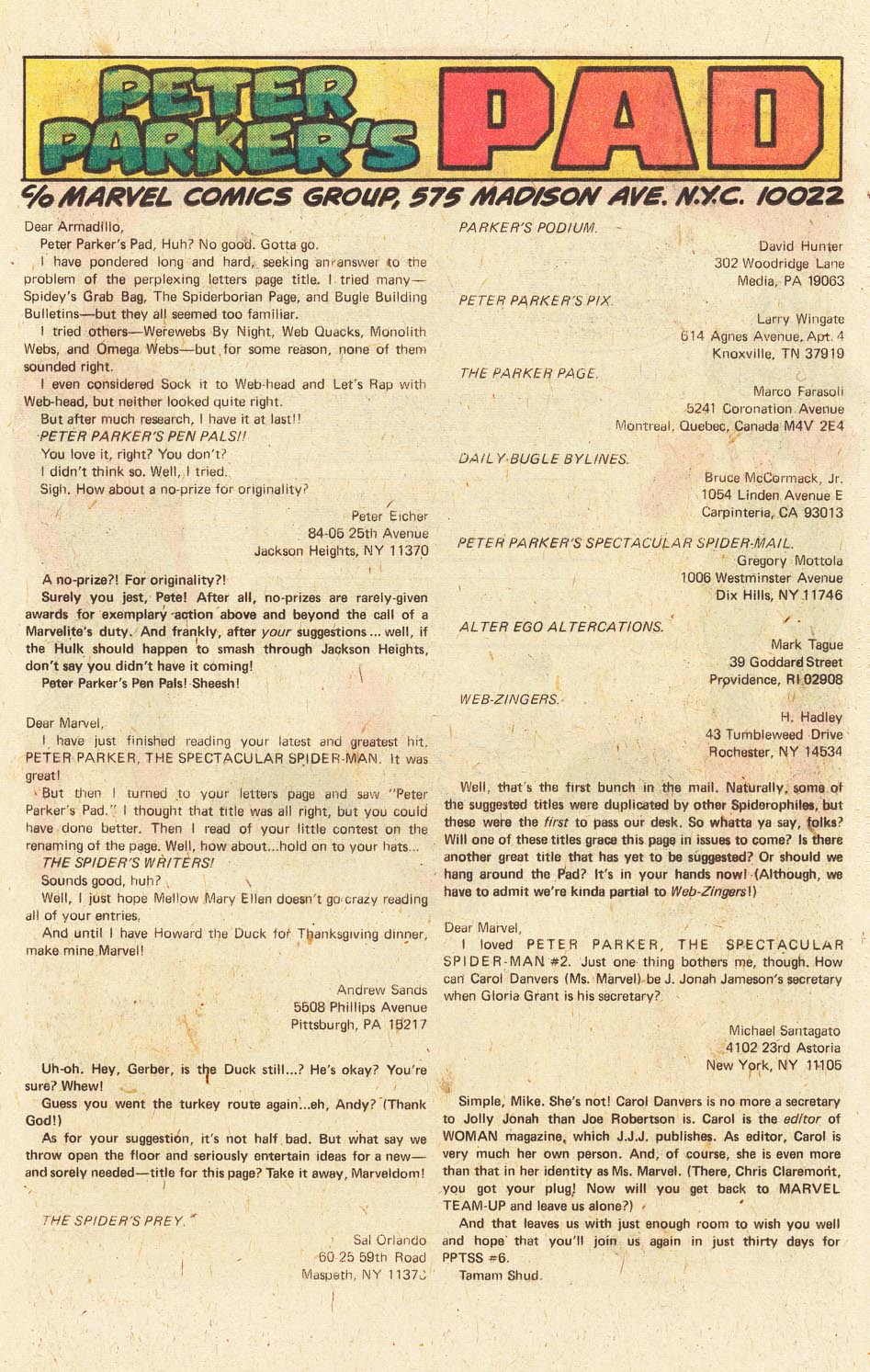 Read online The Spectacular Spider-Man (1976) comic -  Issue #5 - 14