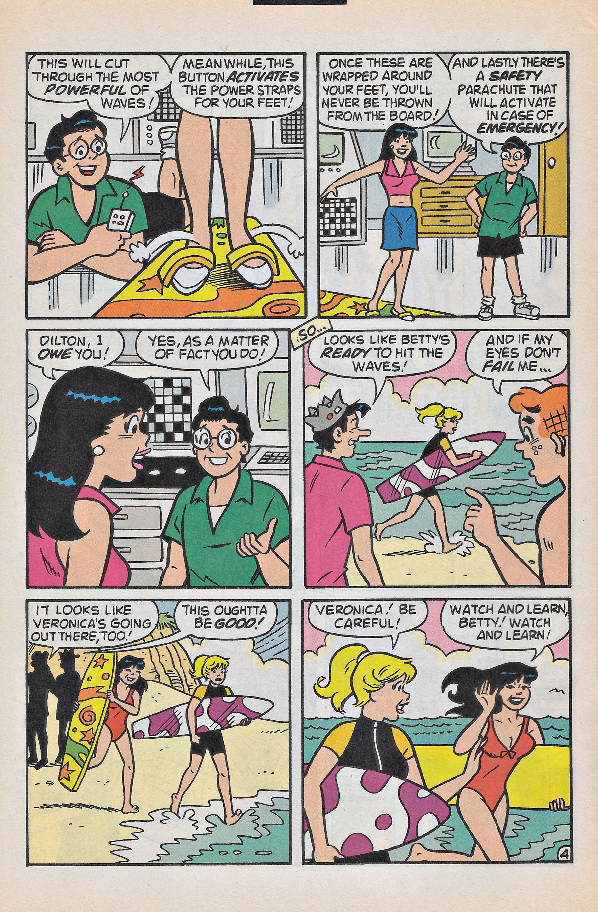 Read online Betty And Veronica: Summer Fun (1994) comic -  Issue #5 - 6
