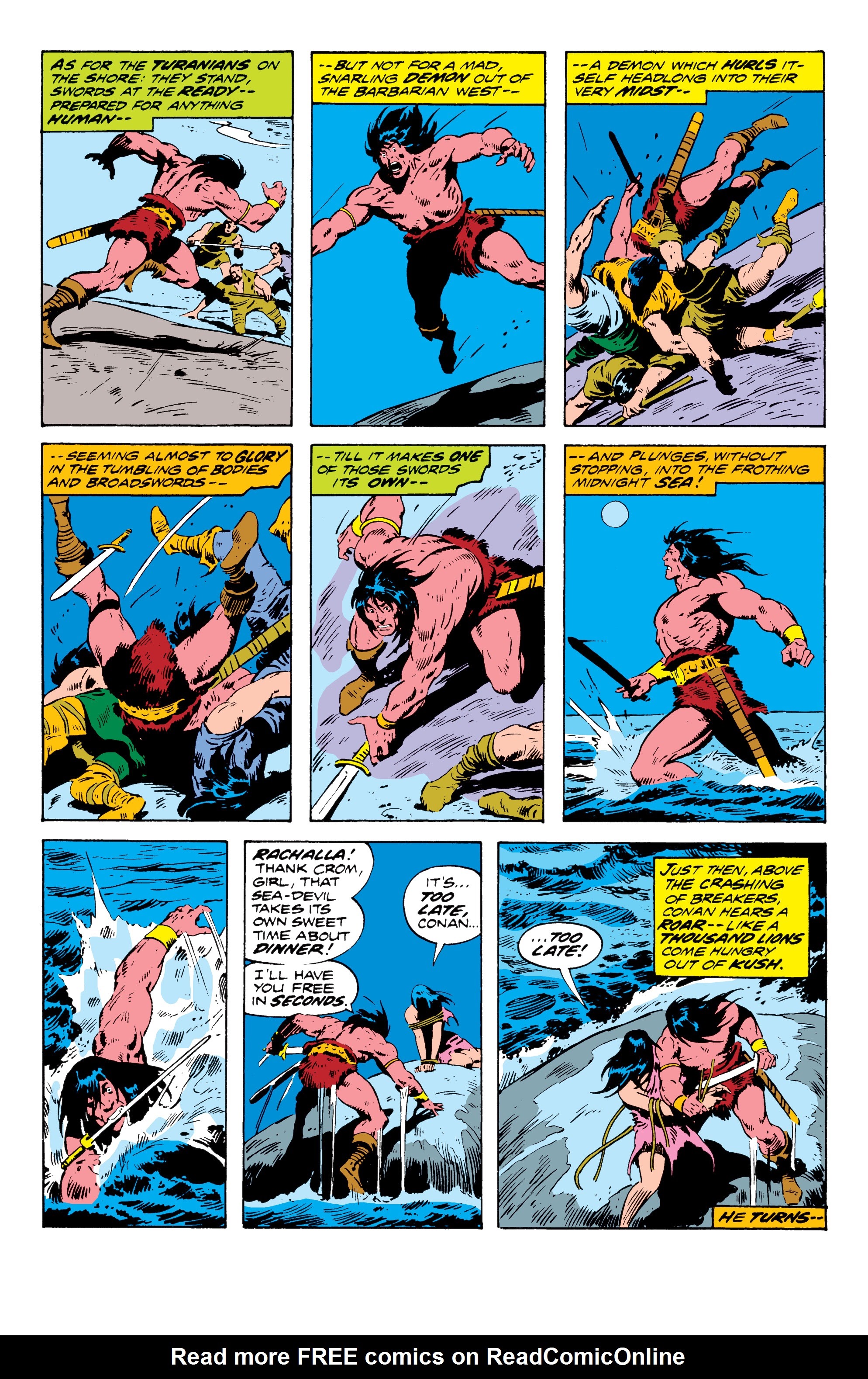 Read online Conan The Barbarian Epic Collection: The Original Marvel Years - The Curse Of The Golden Skull comic -  Issue # TPB (Part 3) - 58