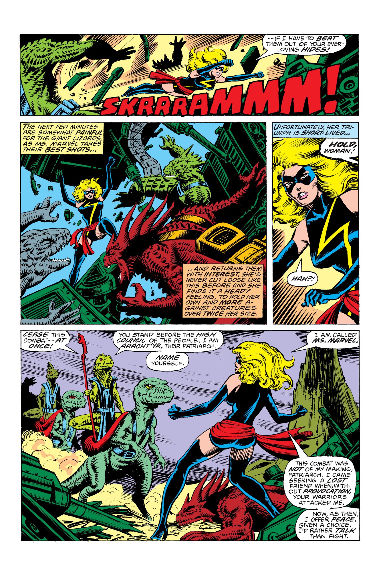 Read online Marvel Masterworks: Ms. Marvel comic -  Issue # TPB 2 - 112