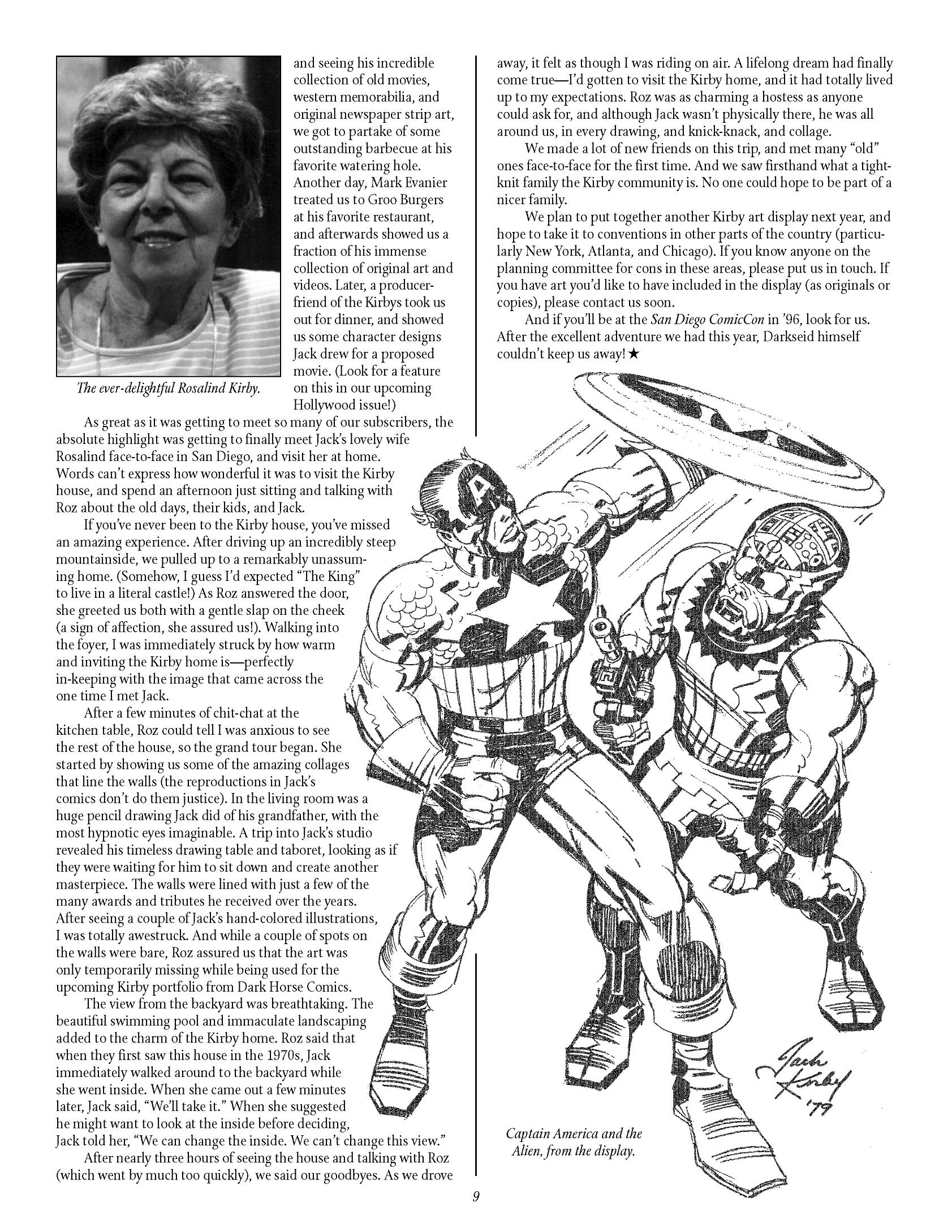 Read online The Jack Kirby Collector comic -  Issue #8 - 9