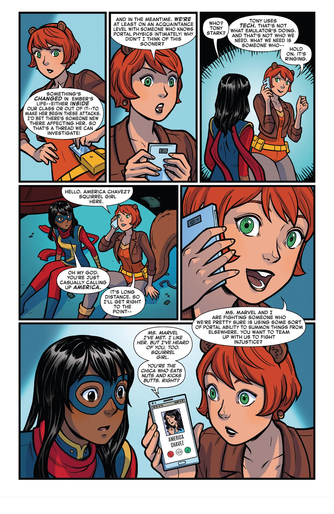 Read online Marvel Rising: Squirrel Girl & Ms. Marvel comic -  Issue # Full - 21