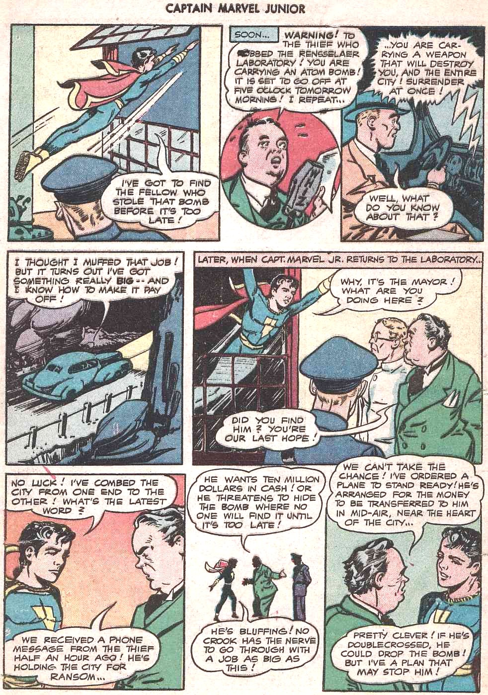 Read online Captain Marvel, Jr. comic -  Issue #53 - 7