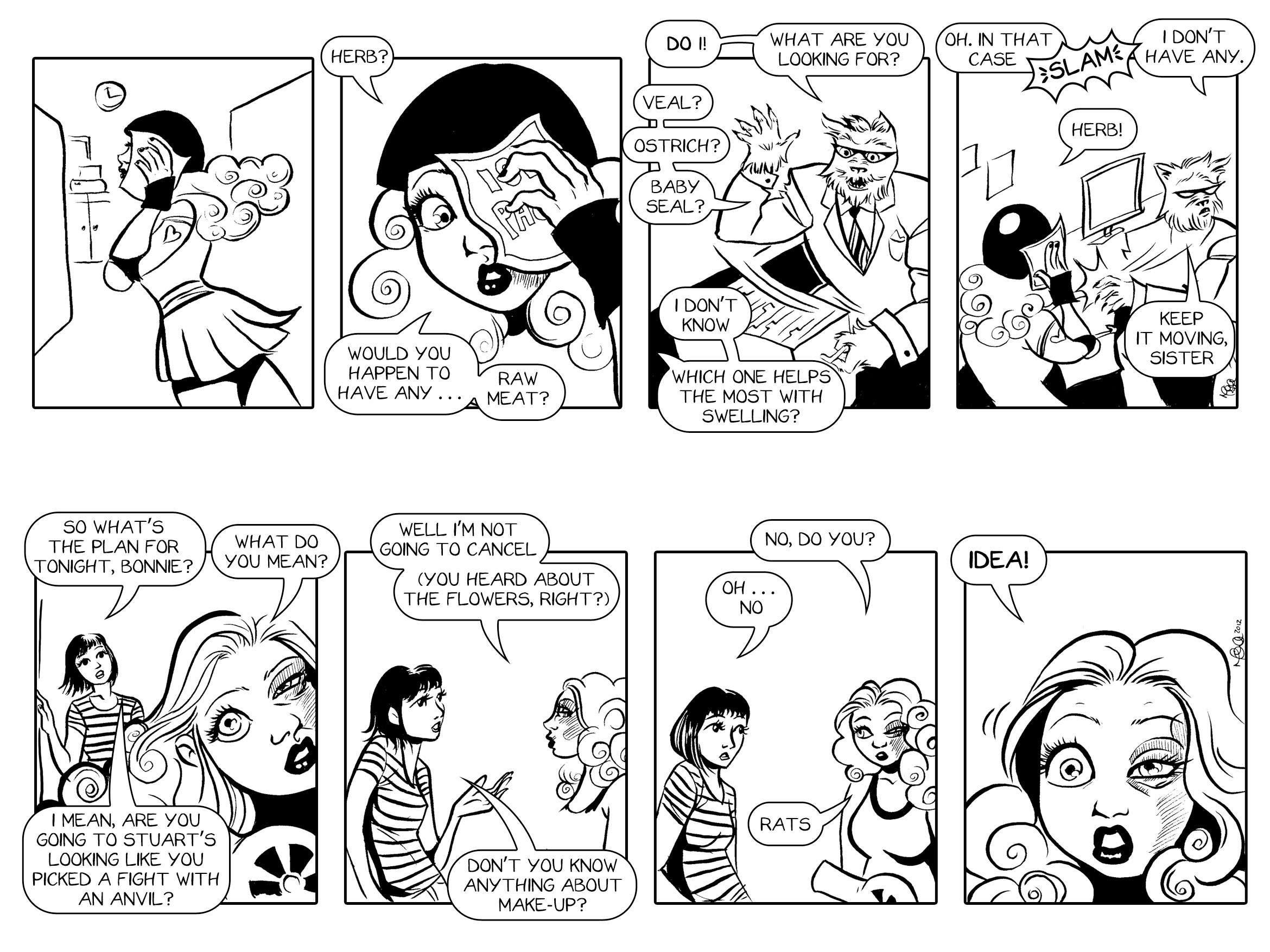 Read online Bonnie N. Collide, Nine to Five comic -  Issue #2 - 26