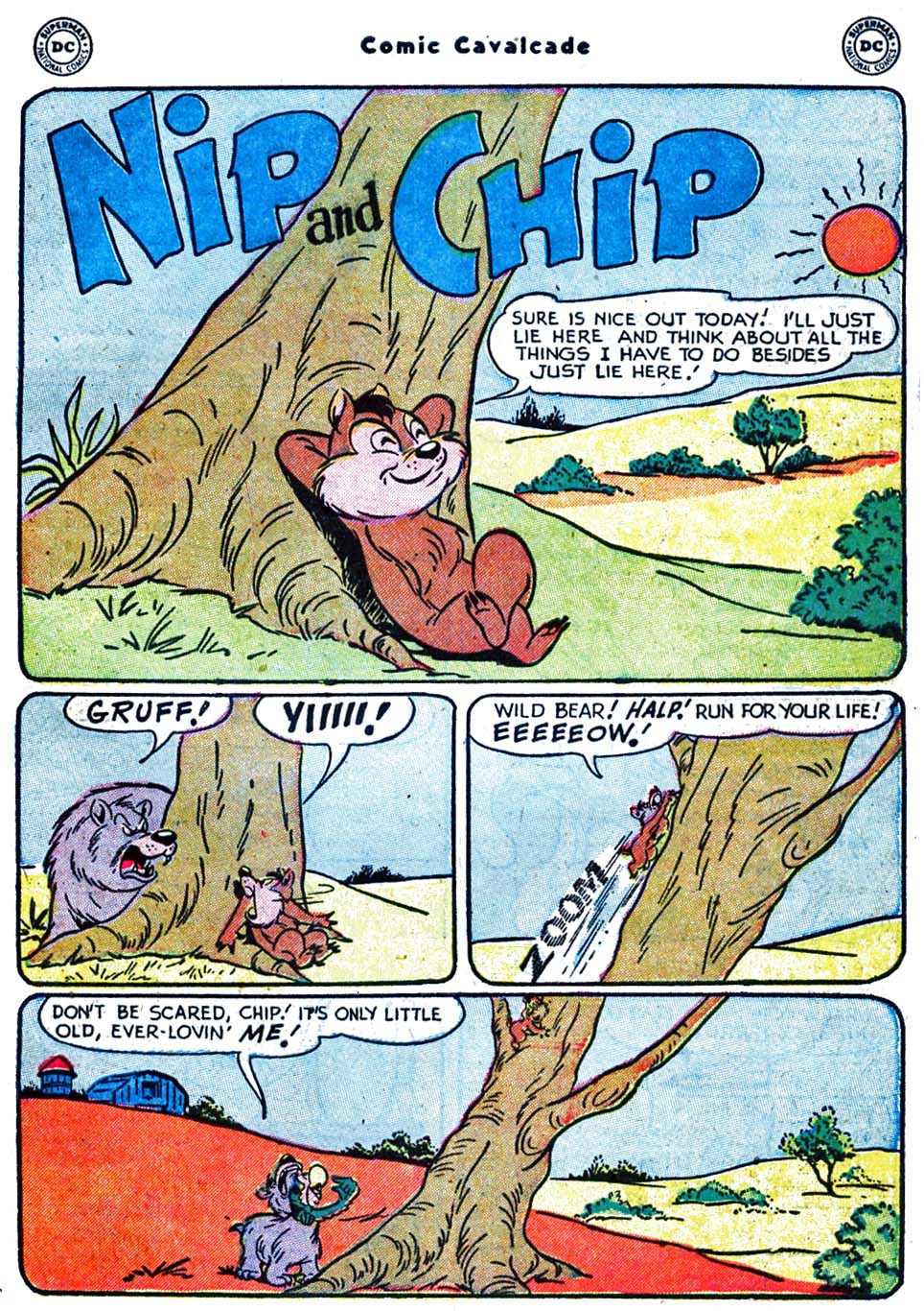 Read online Comic Cavalcade comic -  Issue #57 - 51