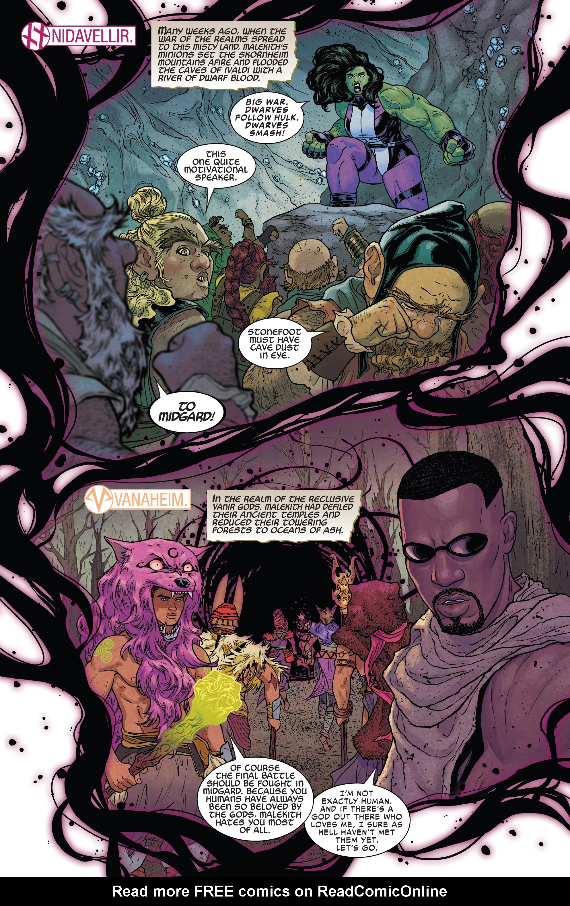 Read online War of the Realms comic -  Issue #4 - 9