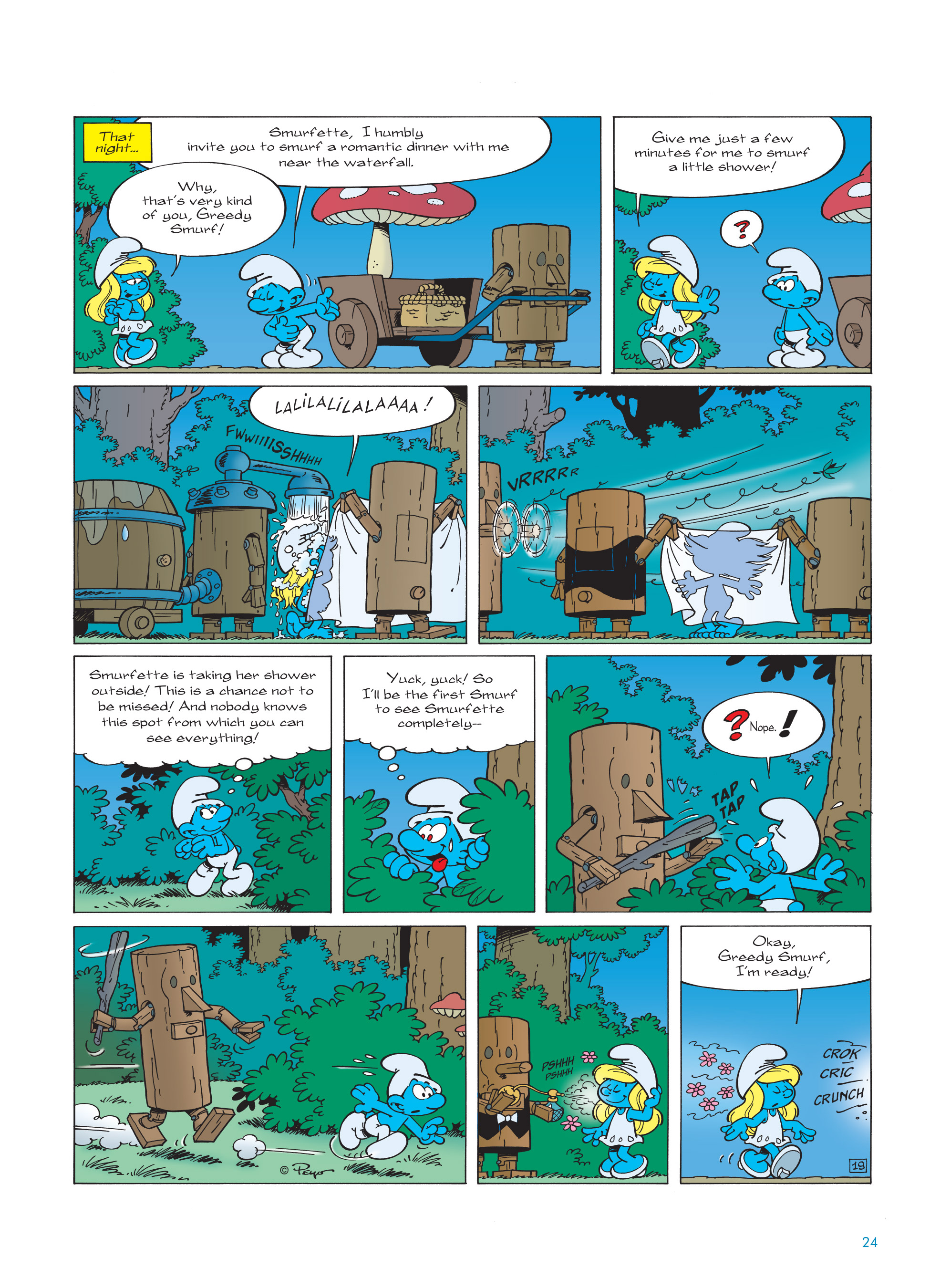 Read online The Smurfs comic -  Issue #23 - 24