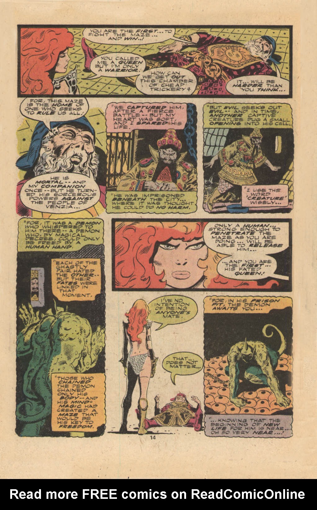 Read online Red Sonja (1977) comic -  Issue #2 - 9