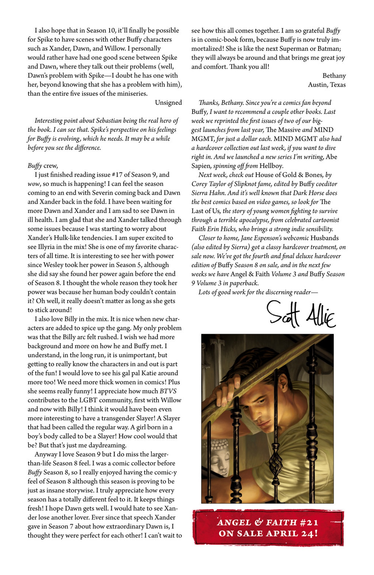 Read online Buffy the Vampire Slayer Season Nine comic -  Issue #20 - 26