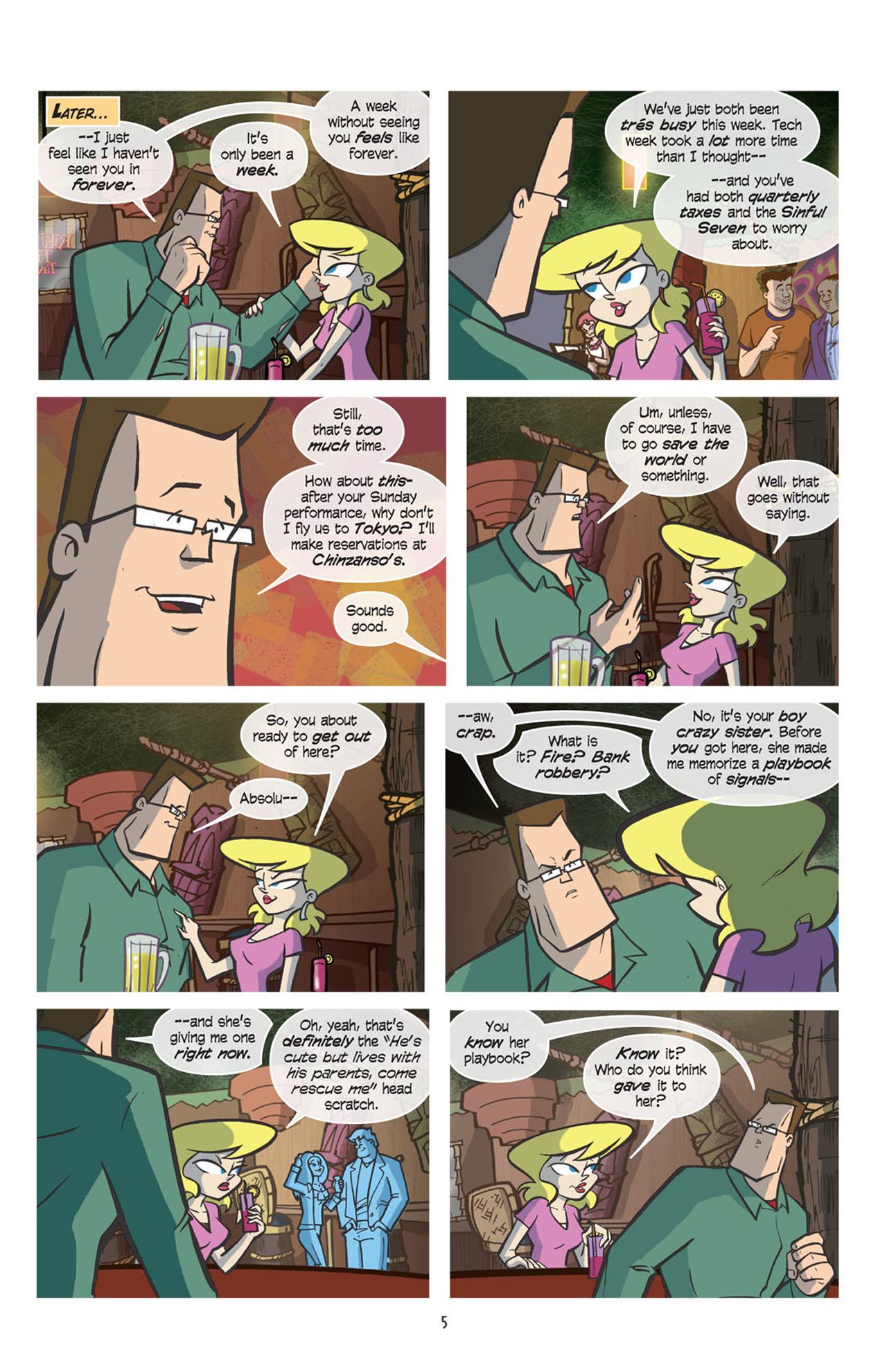 Read online Love and Capes comic -  Issue #5 - 6