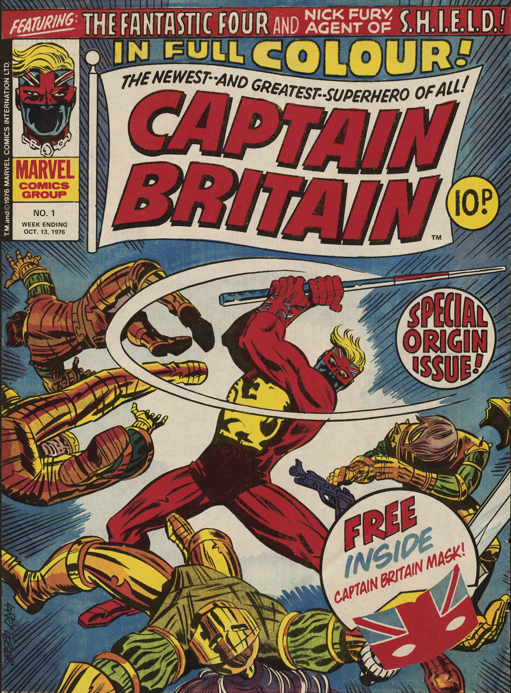 Read online Captain Britain (1976) comic -  Issue #1 - 1