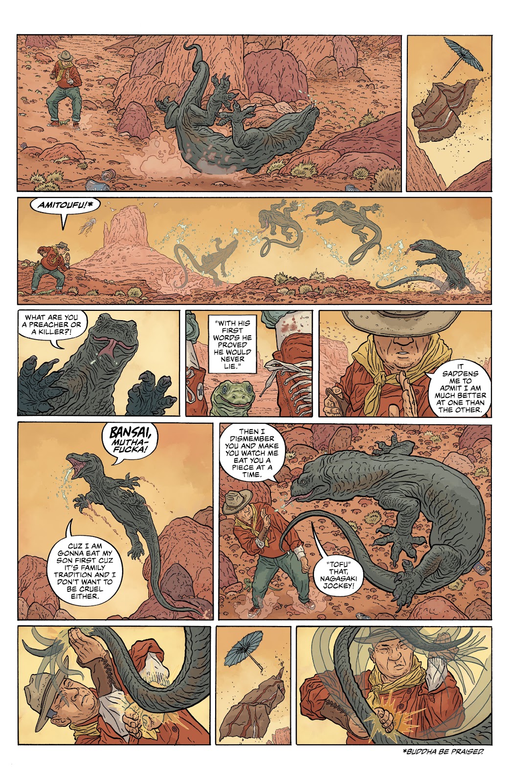 Shaolin Cowboy: Cruel to Be Kin issue 1 - Page 9