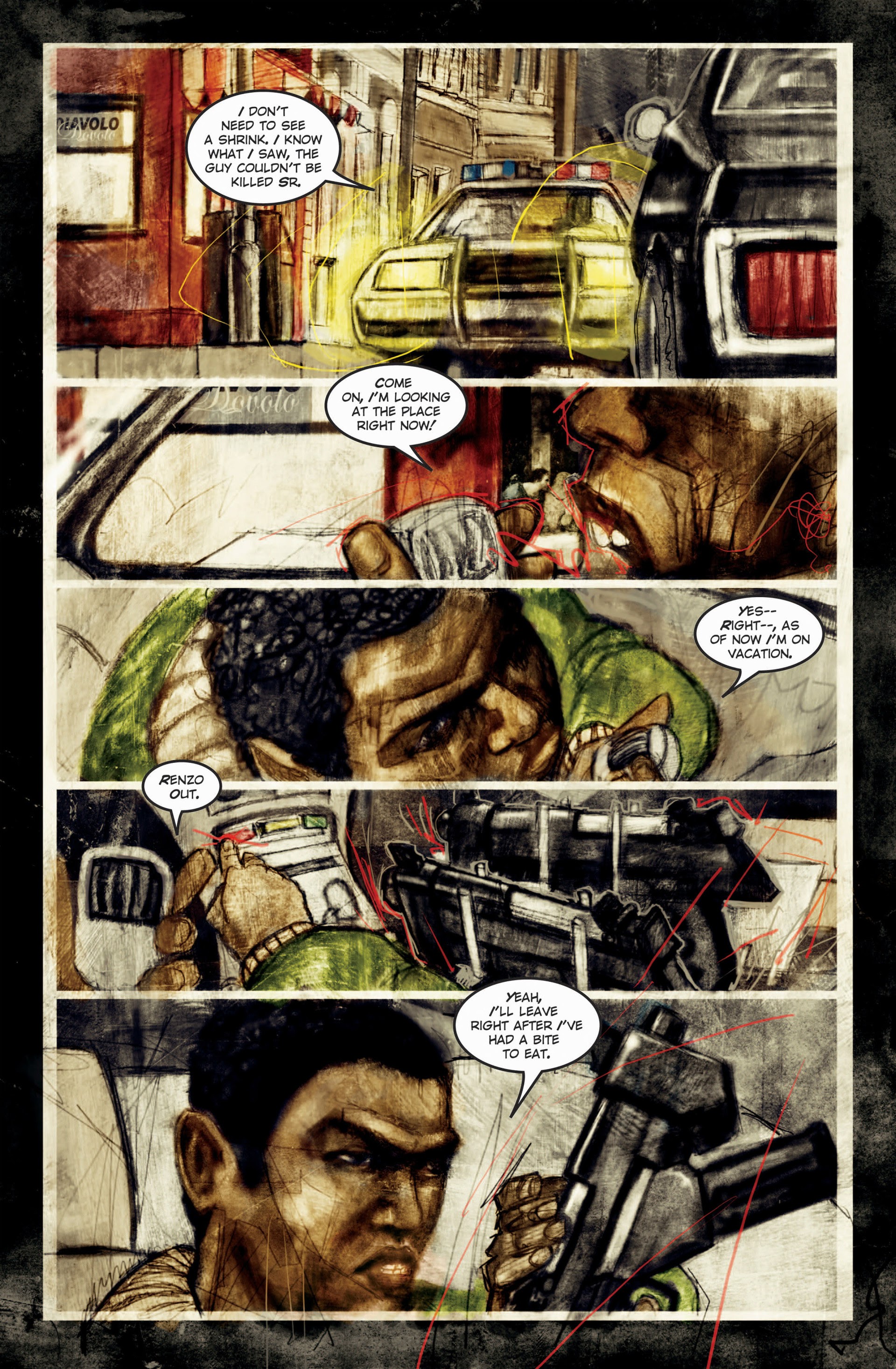 Read online Trenchcoats, Cigarettes and Shotguns comic -  Issue #1 - 20